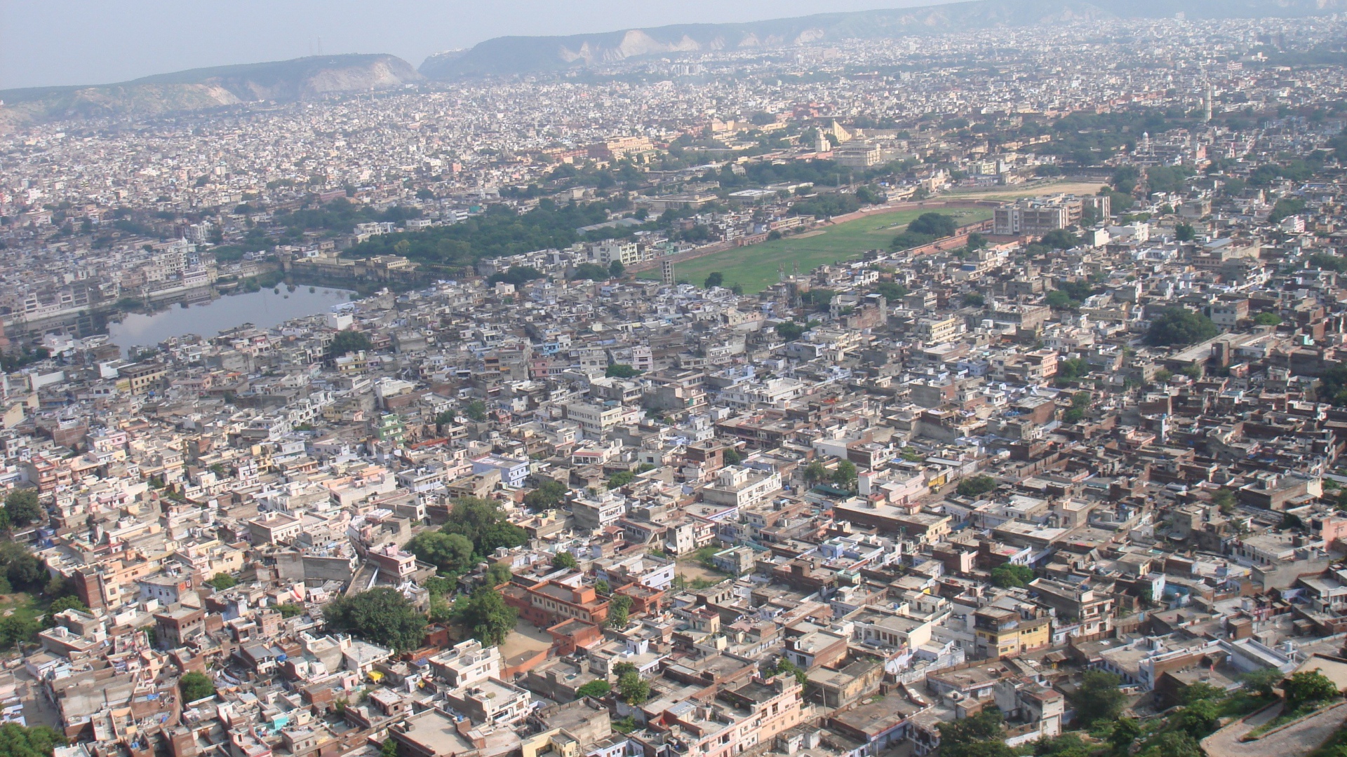 Панорама города в Индии