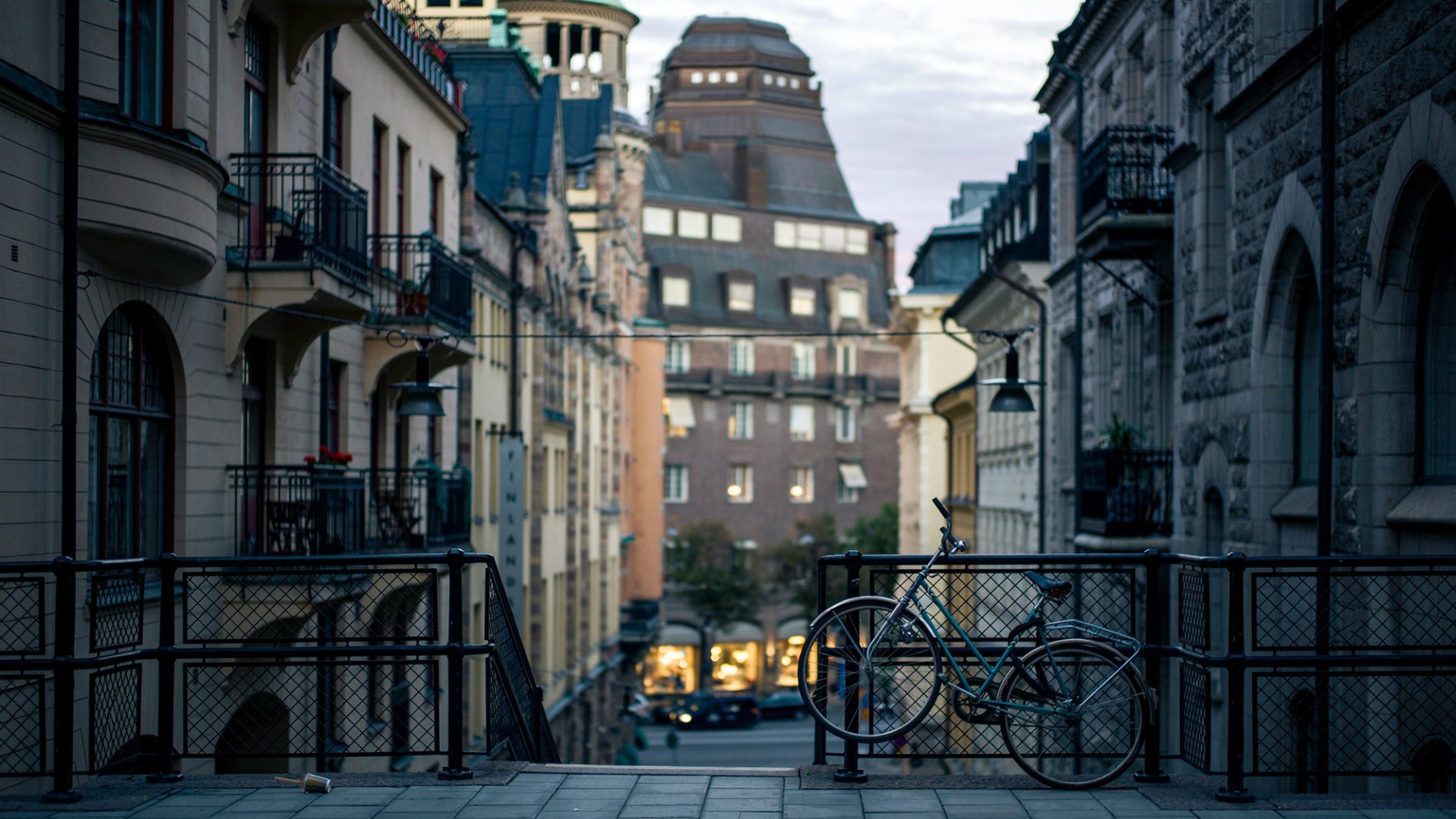 Улица в городе Стокгольм, Швеция