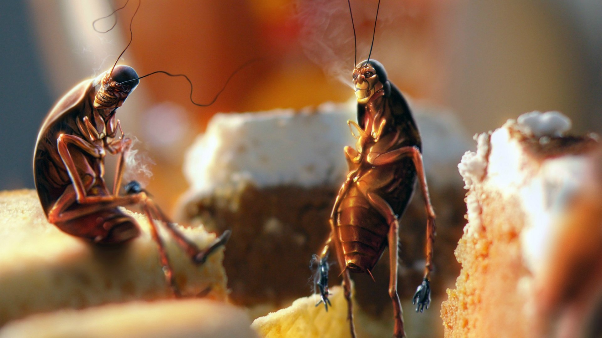 Тараканы рабы вредной привычки