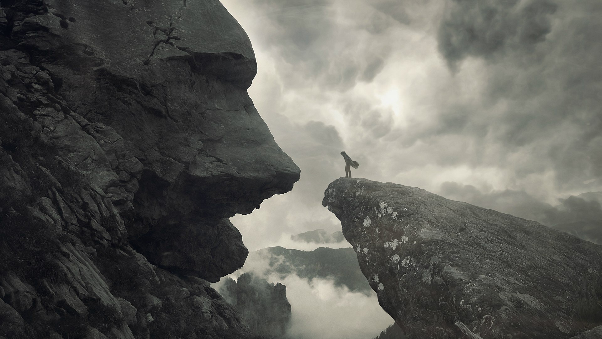 Лицом к лицу с камнем