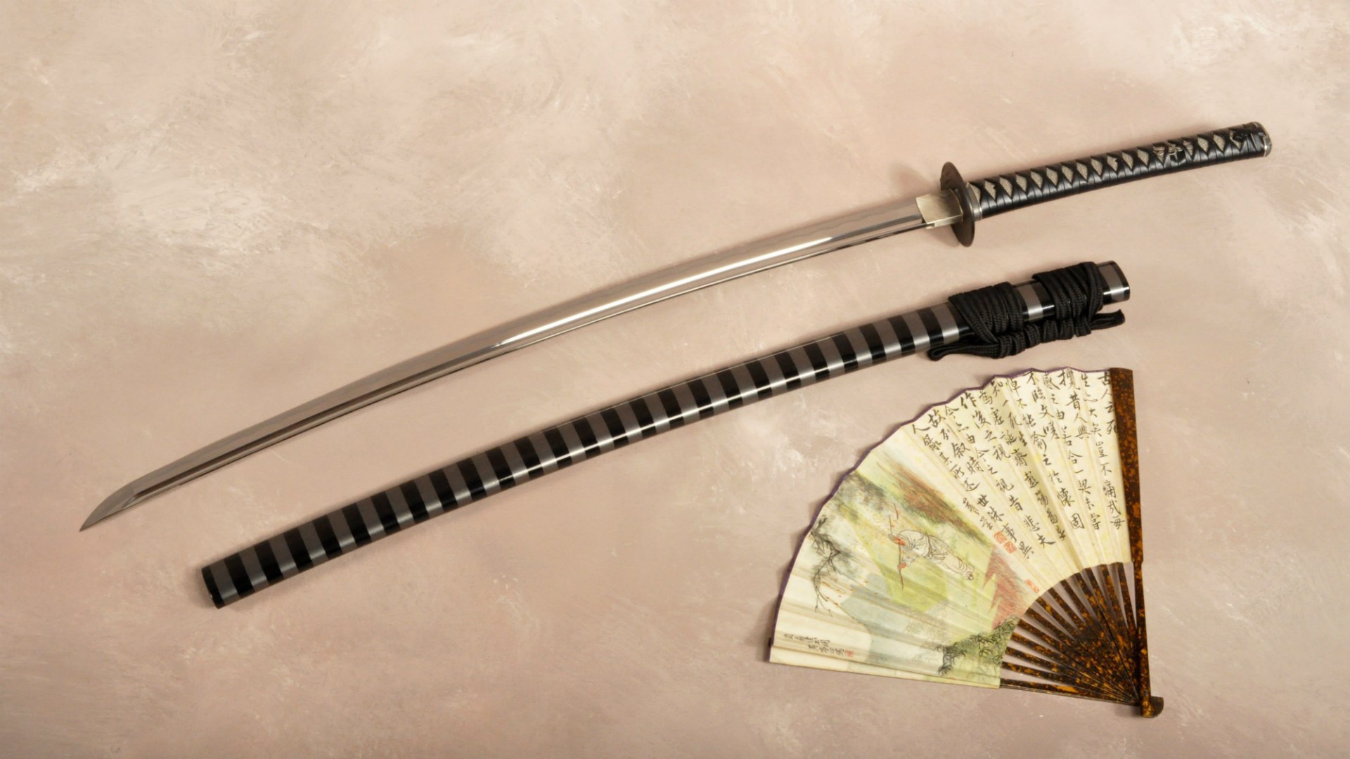 Japanese katana sword