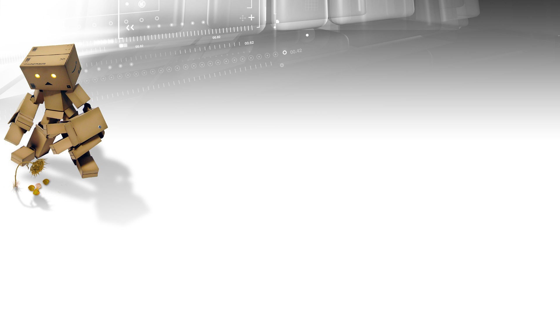 Робот из картона Дандо