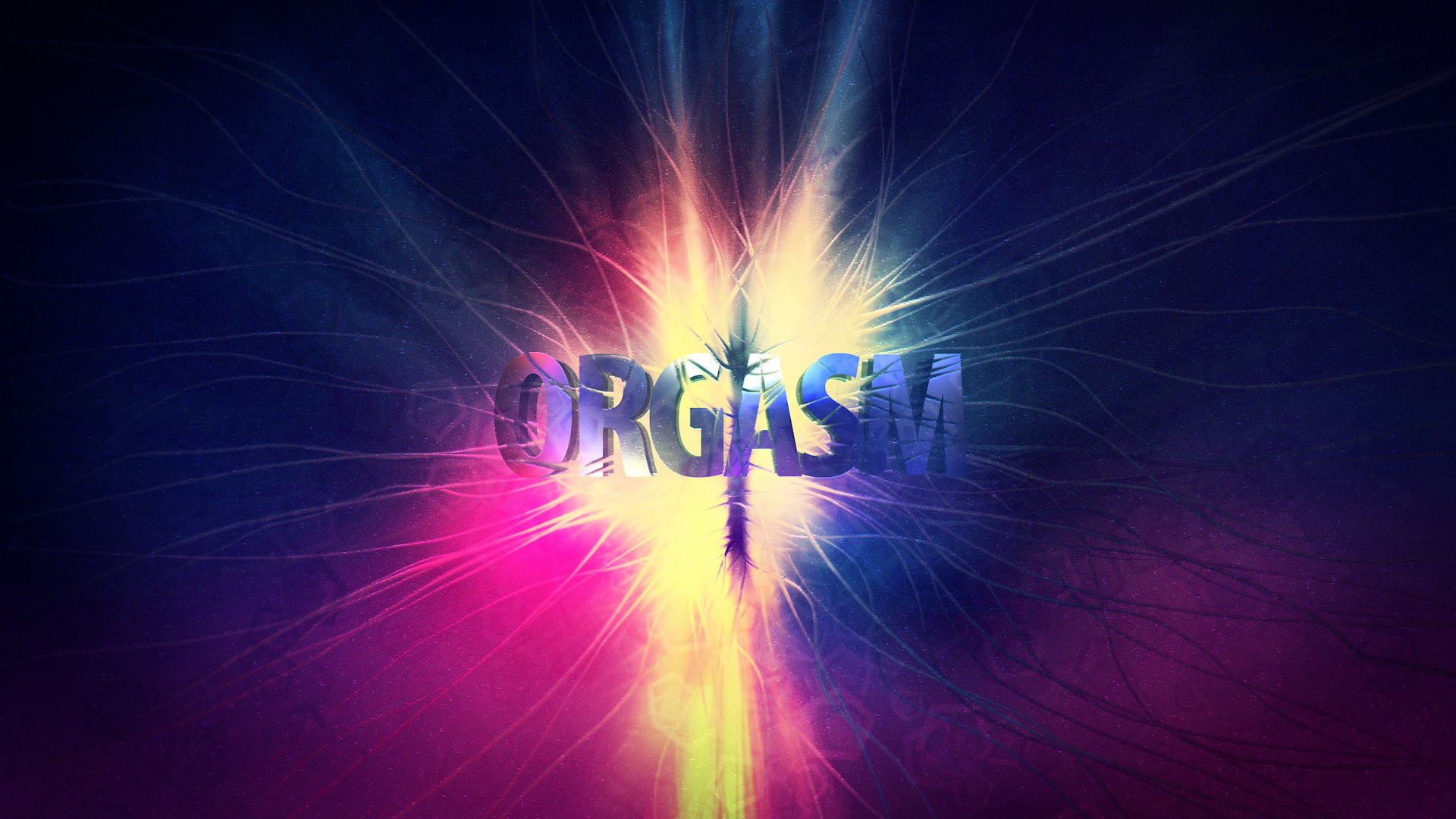 Надпись оргазм