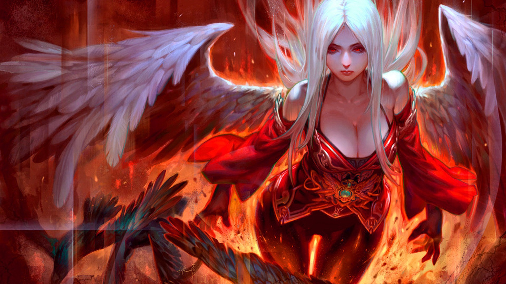 Ангел в красной одежде