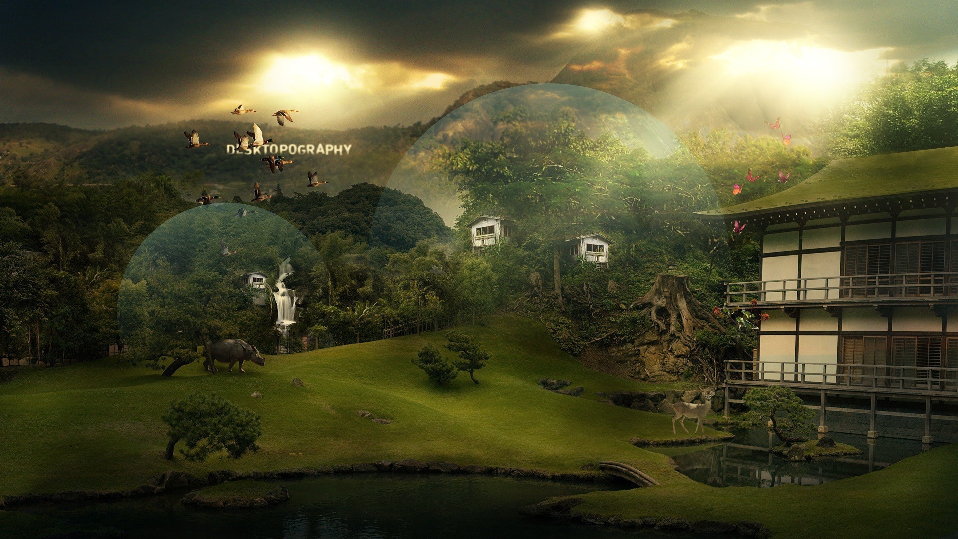 Силовые поля создают безопасность дома