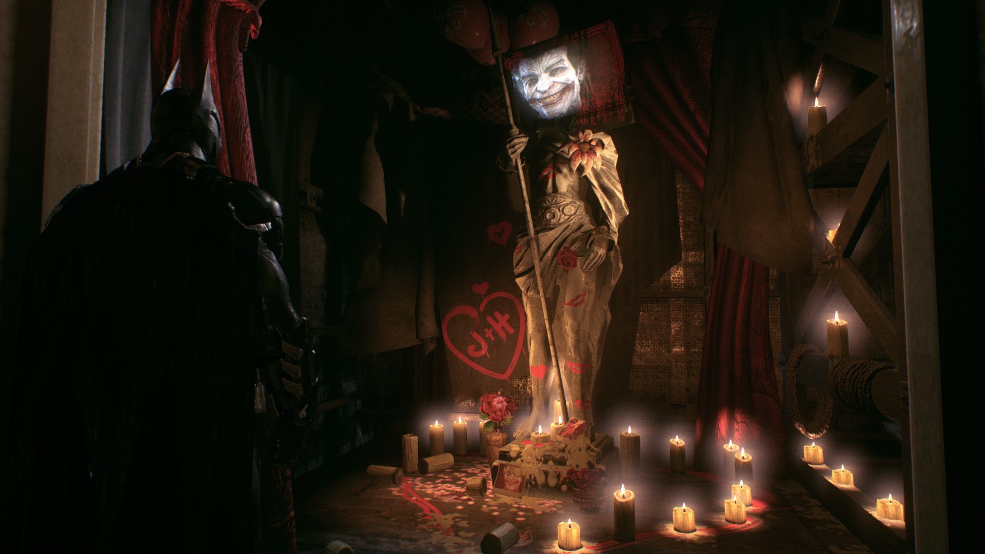 Телевизор вместо головы статуи, Бэтман