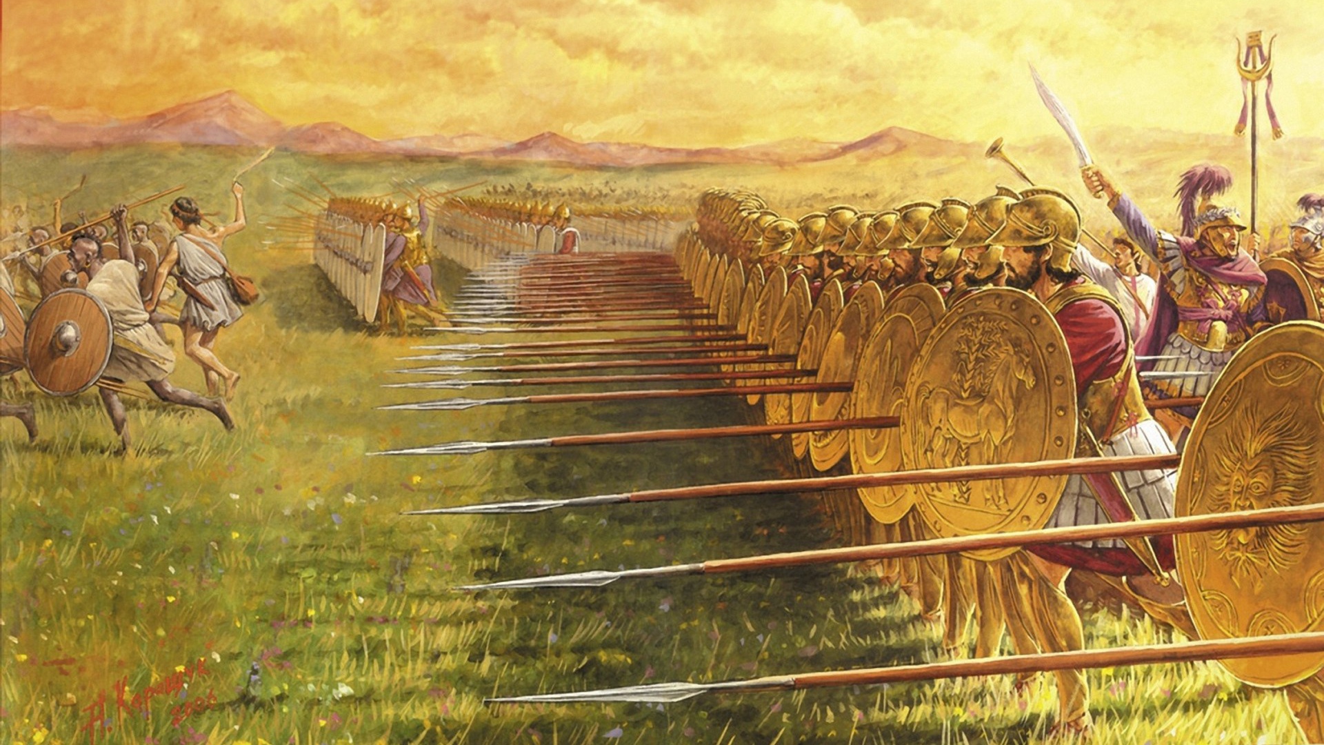Римская армия наступает