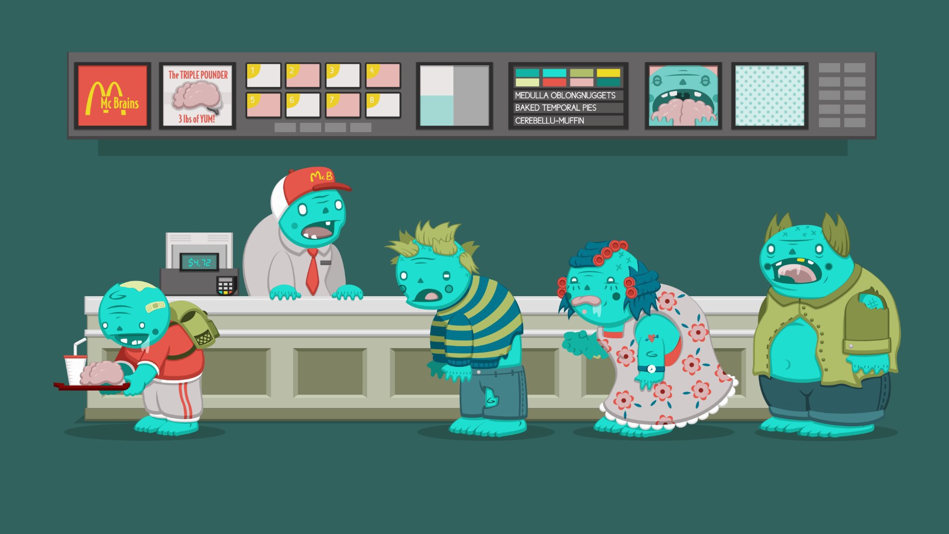 Зомби любят фаст-фуд