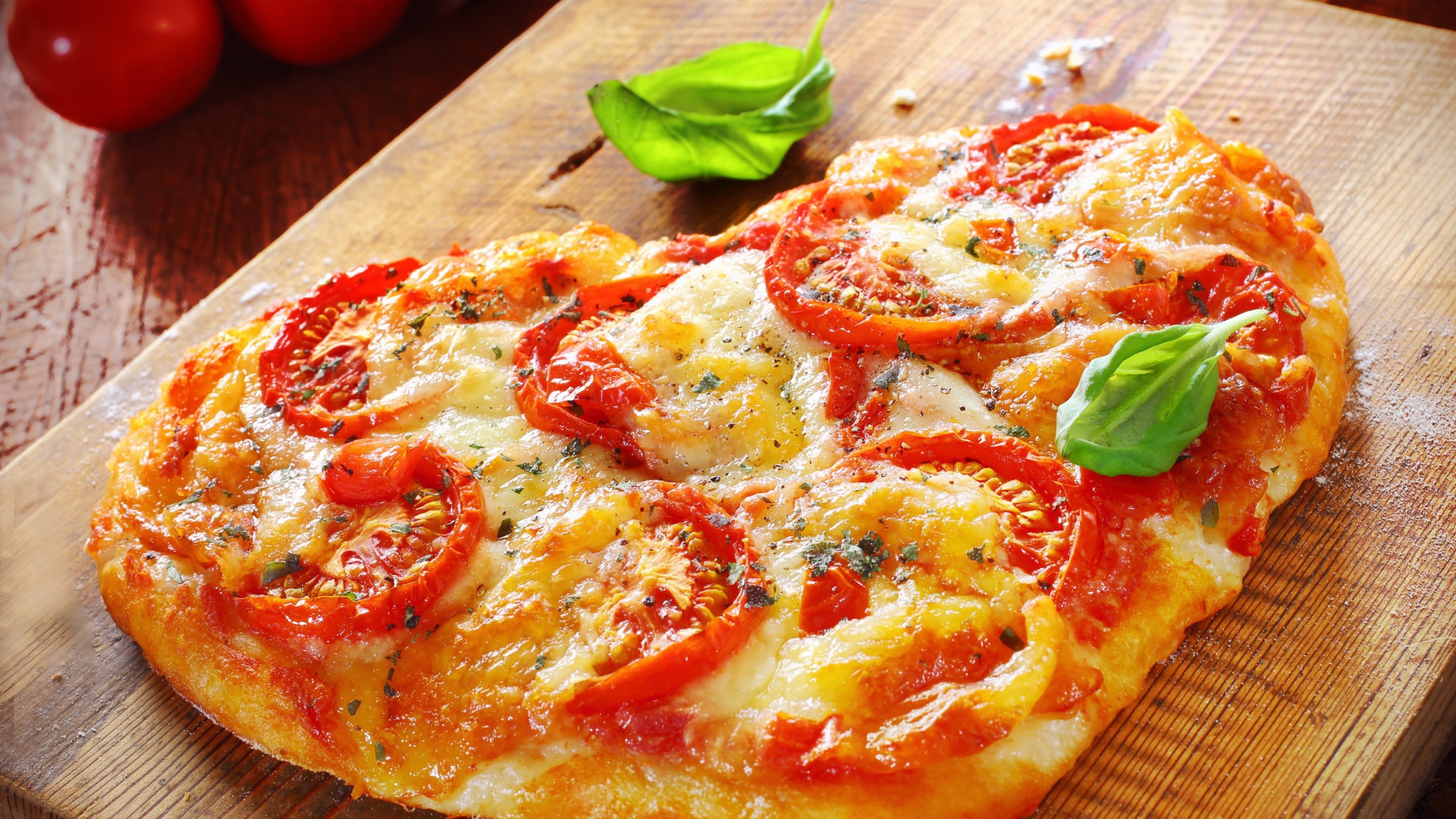 Пицца в форме сердца