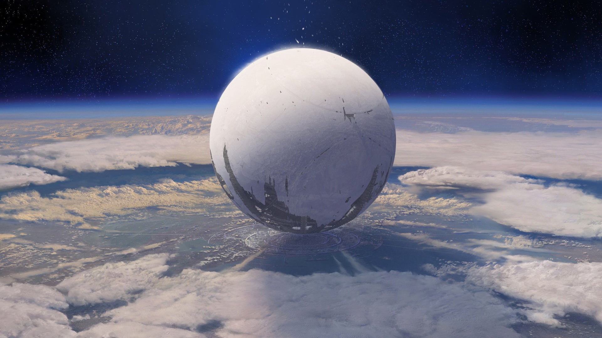 Шар над планетой, игра Destiny