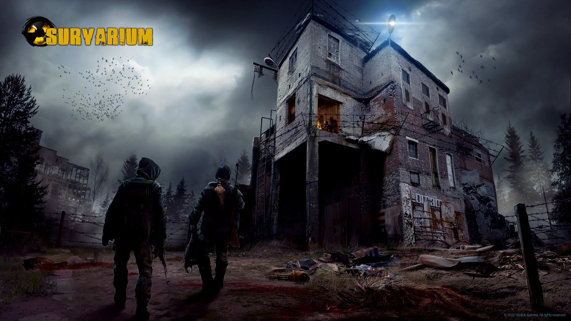 Разбитое здание в игре Survarium