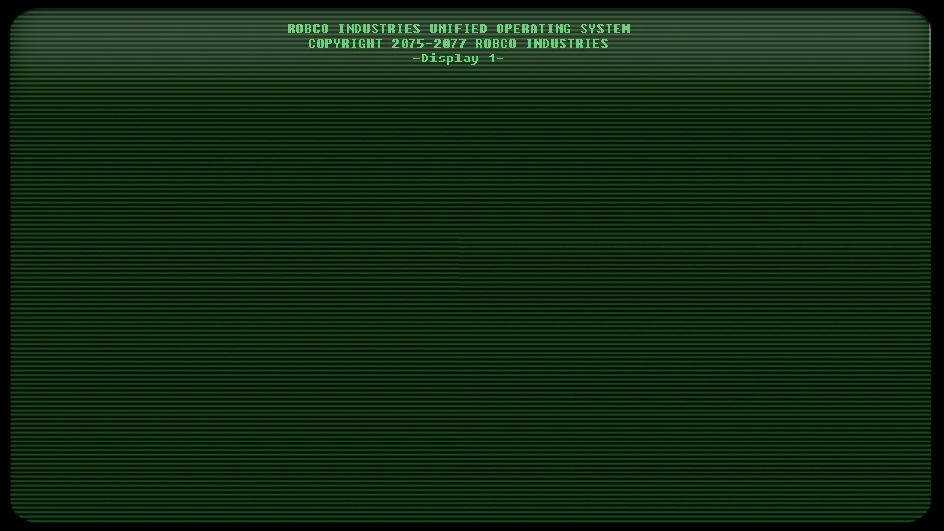 Дисплей компьютера в игре