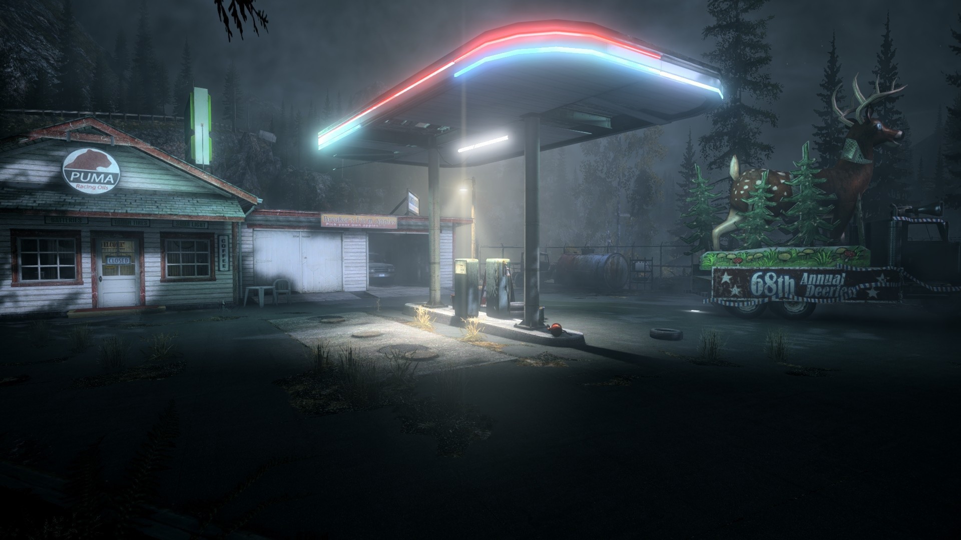 Заправка в игре Alan Wake