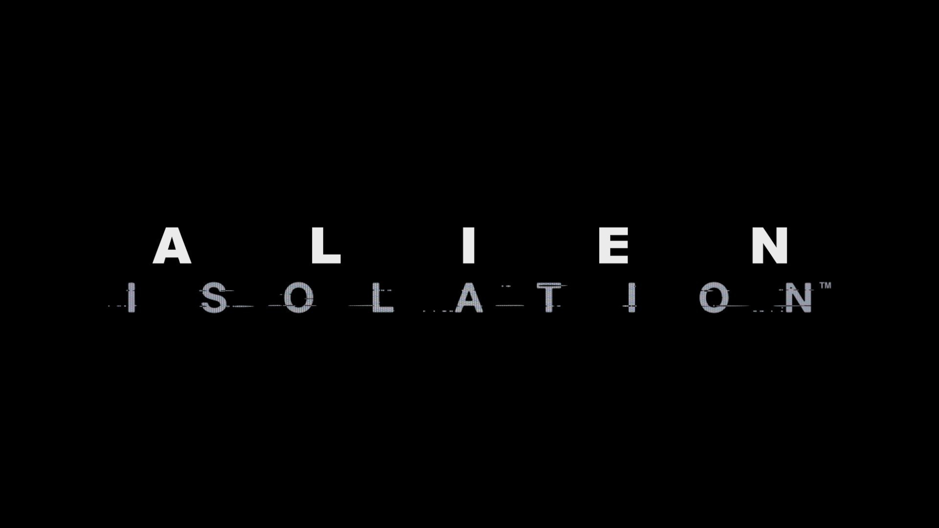 Игра Alien Isolation, черный фон