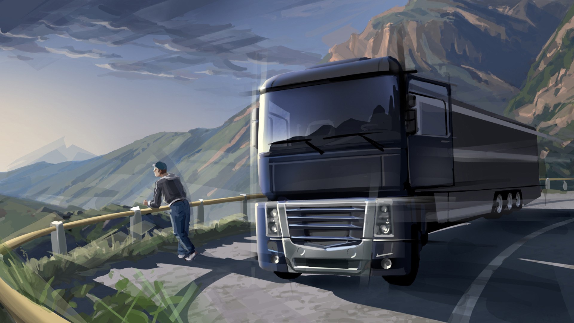 Игра Euro Truck Simulator 2