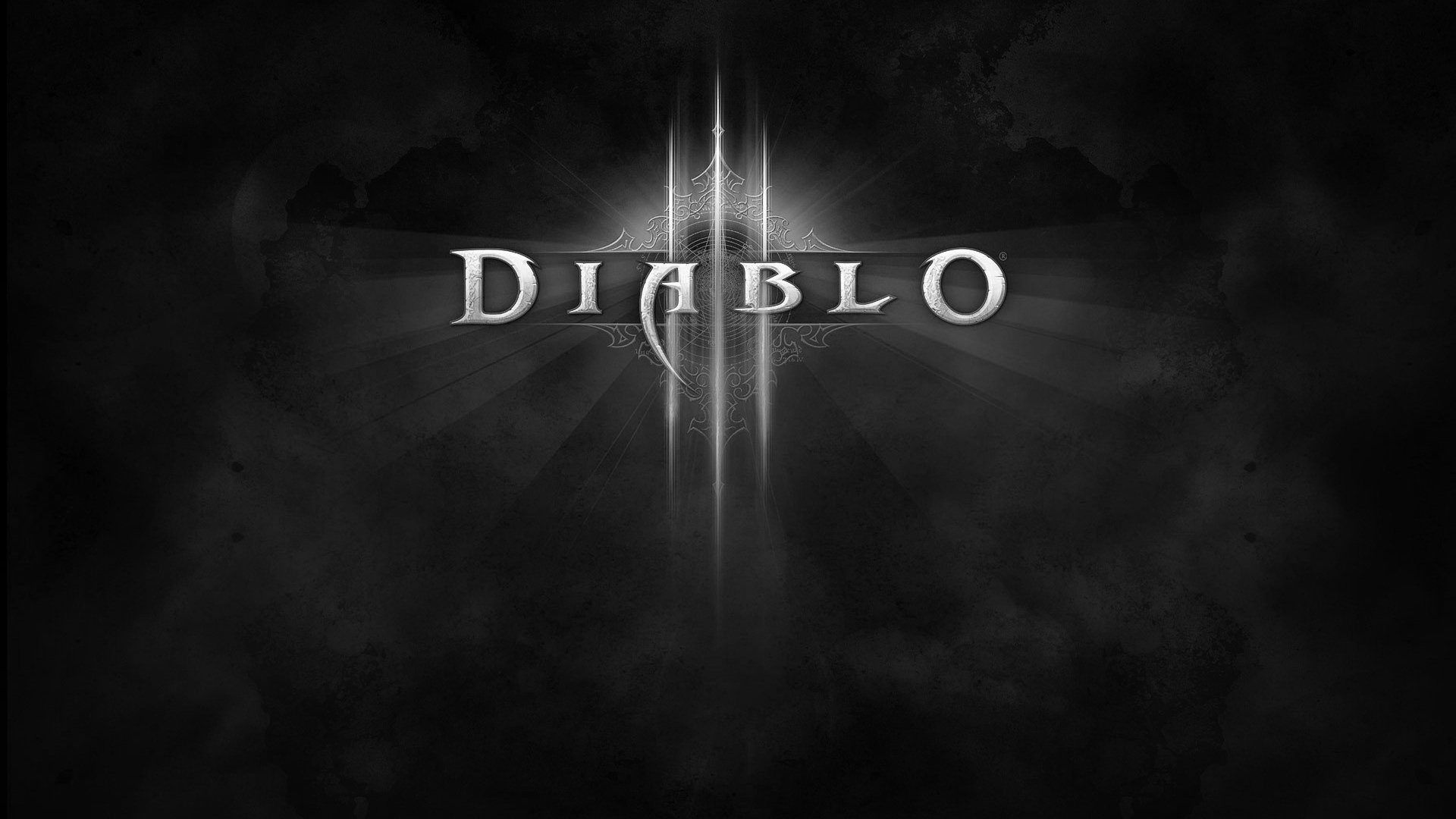 Серый фон, игра Diablo