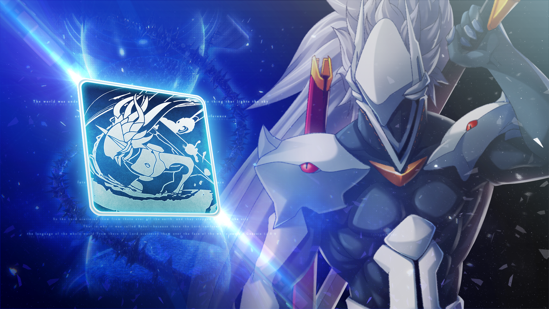 Хакумен в доспехах, игра Blazblue