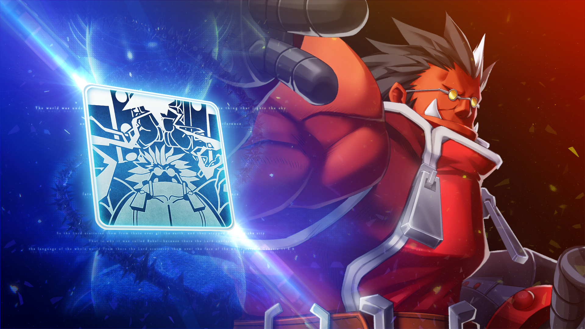 Айрон Тейгер из игры Blazblue