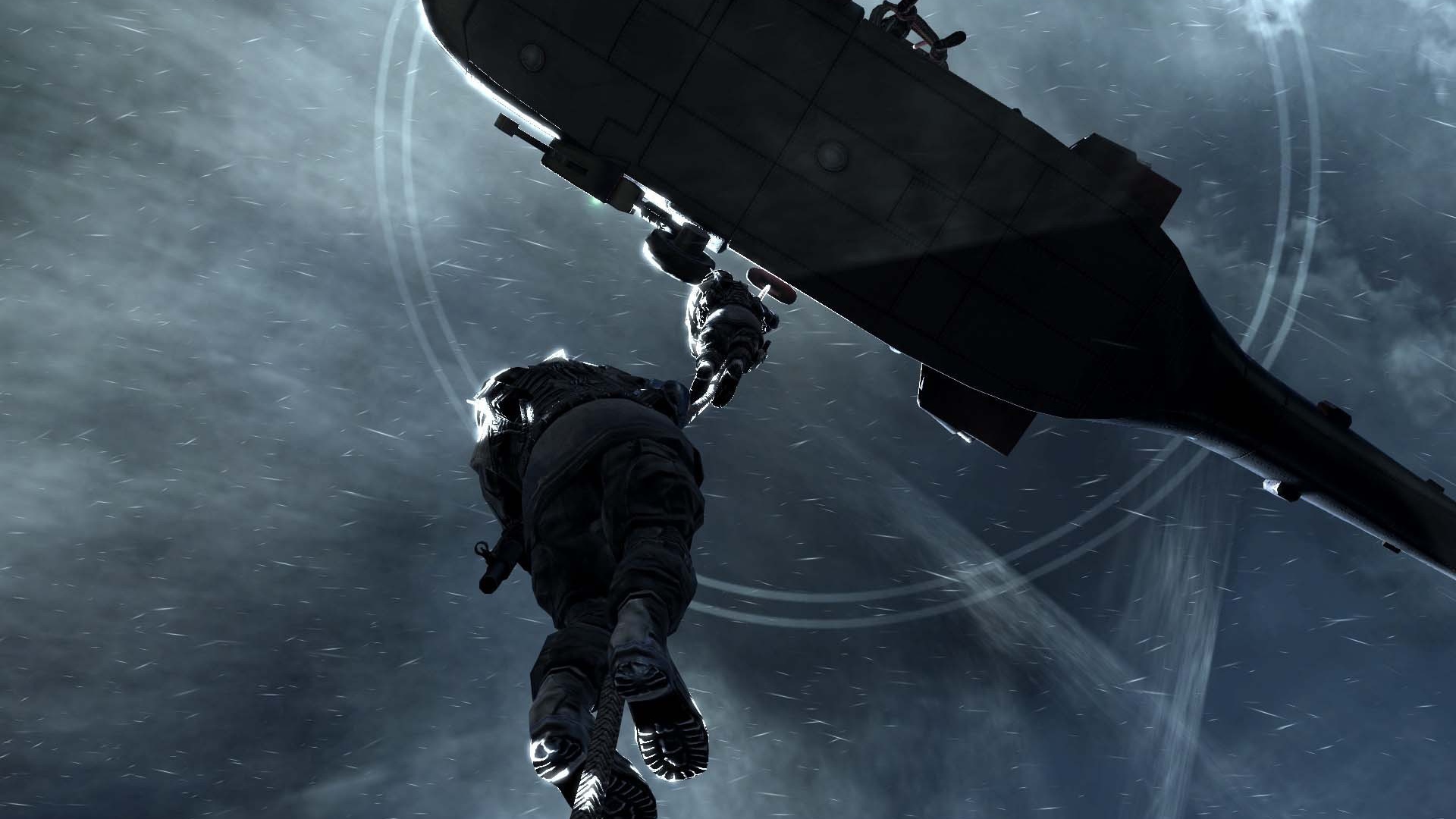 Десант из вертолета в игре Call of Duty