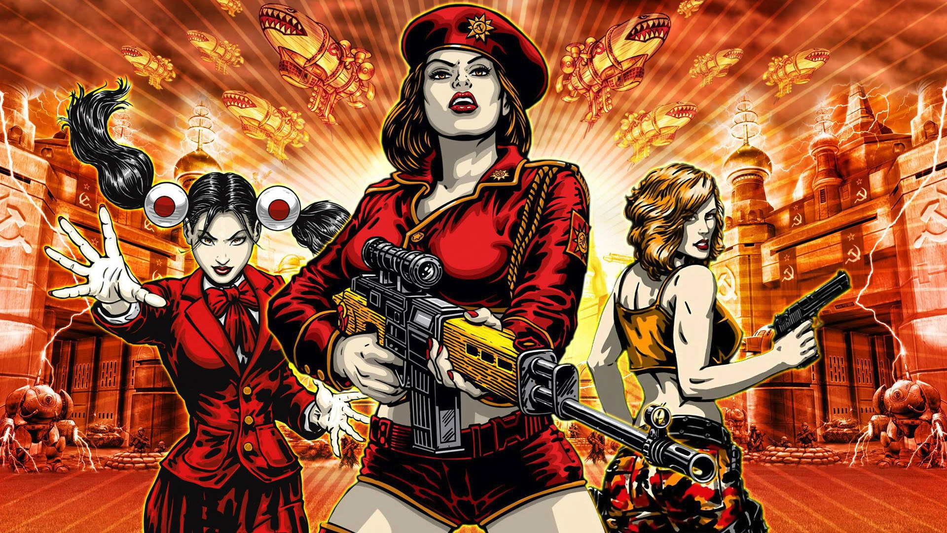 Популярная игра Red alert 3