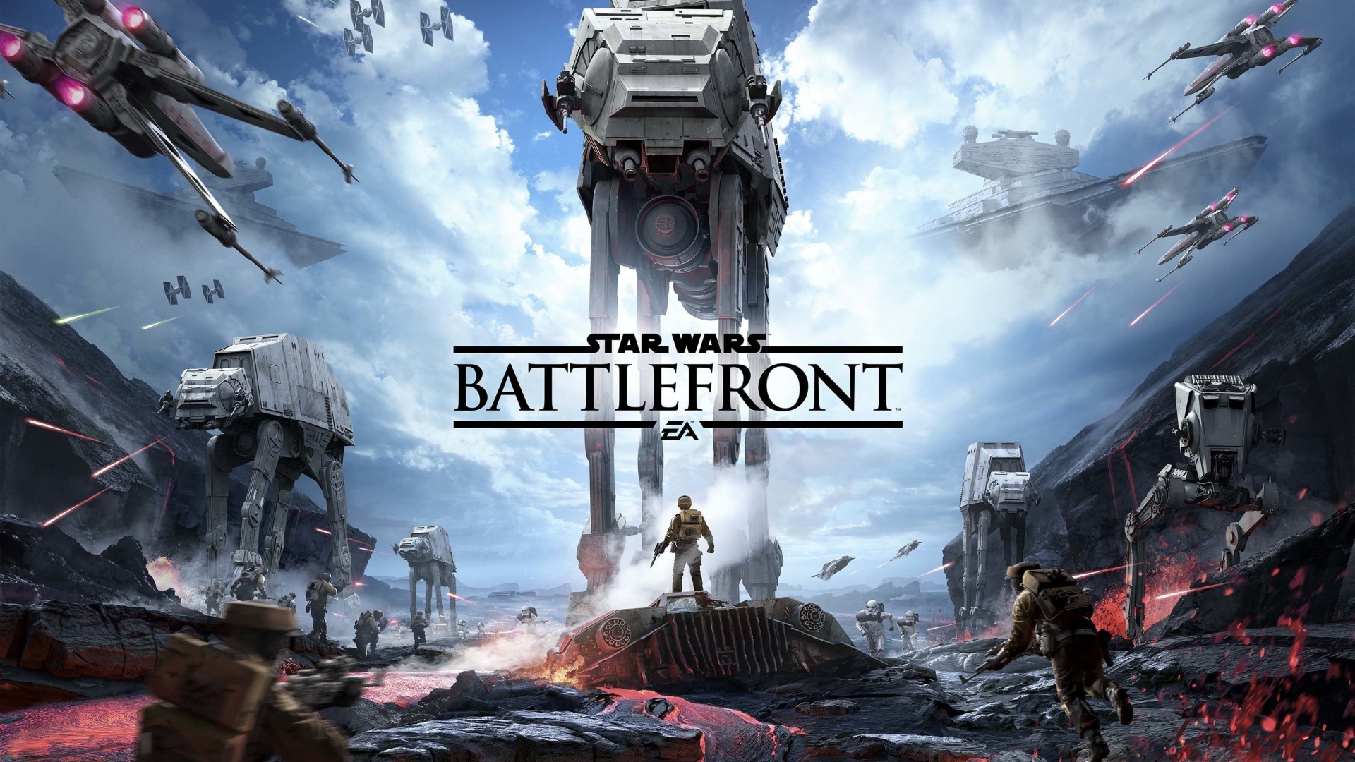 Популярная игра Star Wars Battlefront