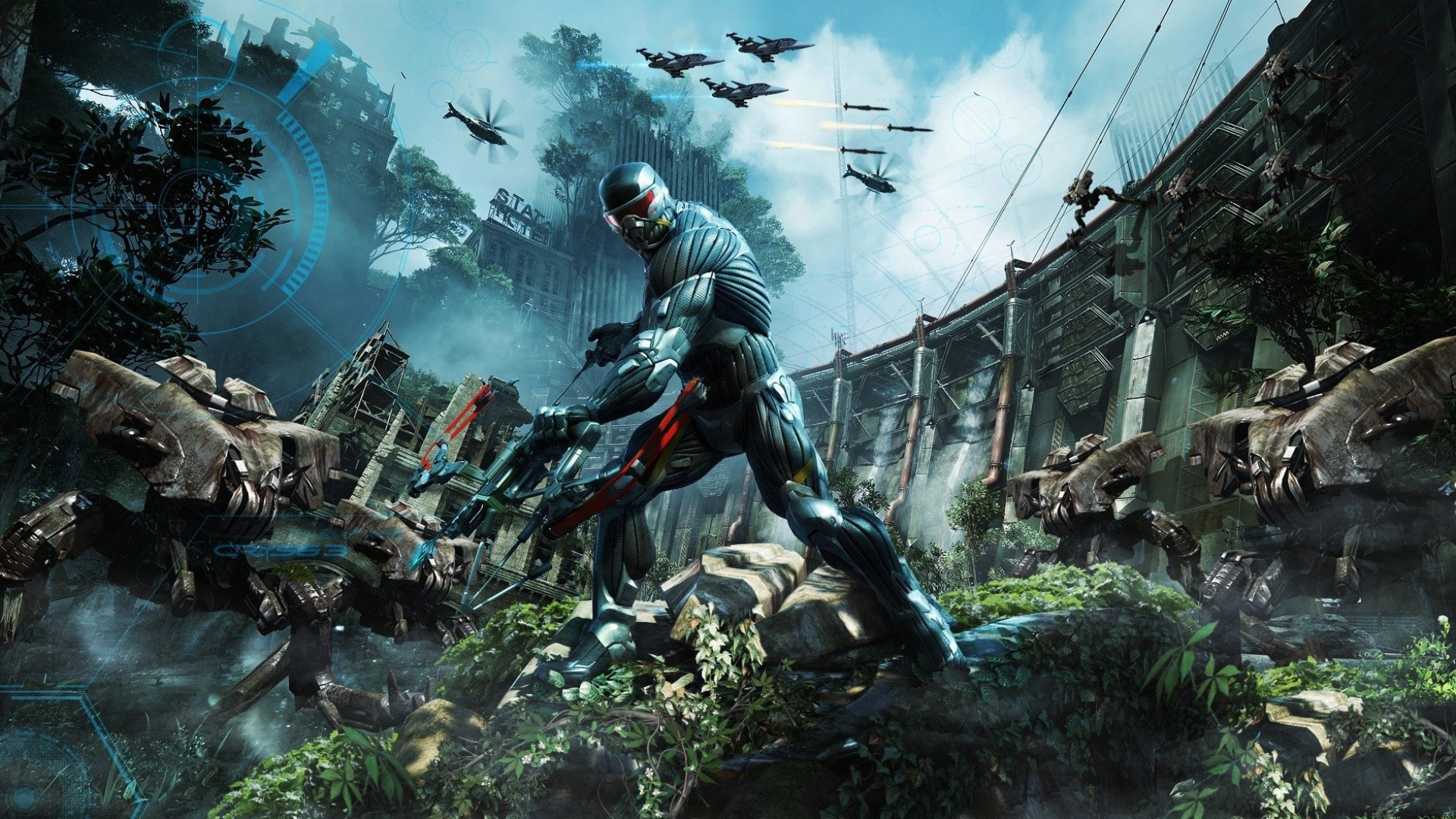 Солдат в игре Crysis 3