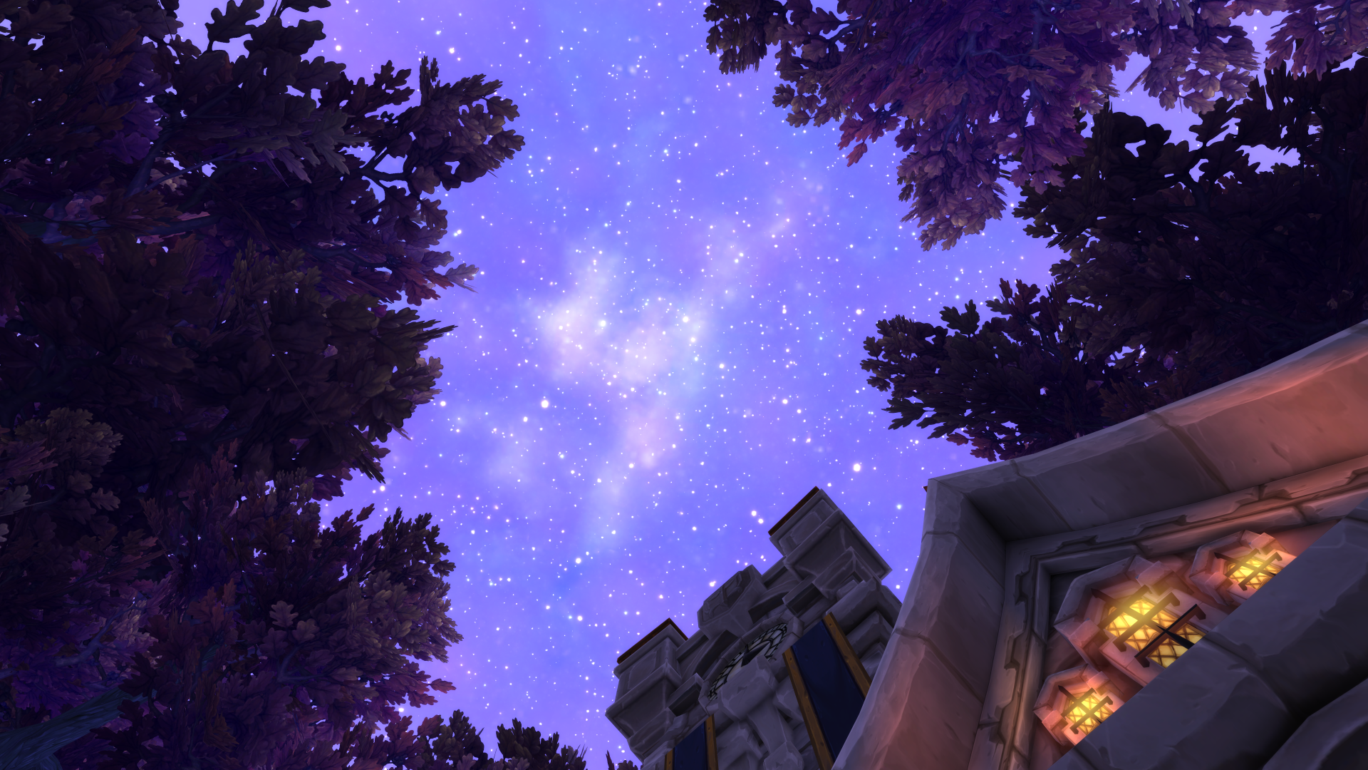 Звездное небо в игре World of Warcraft Warlords of Draenor