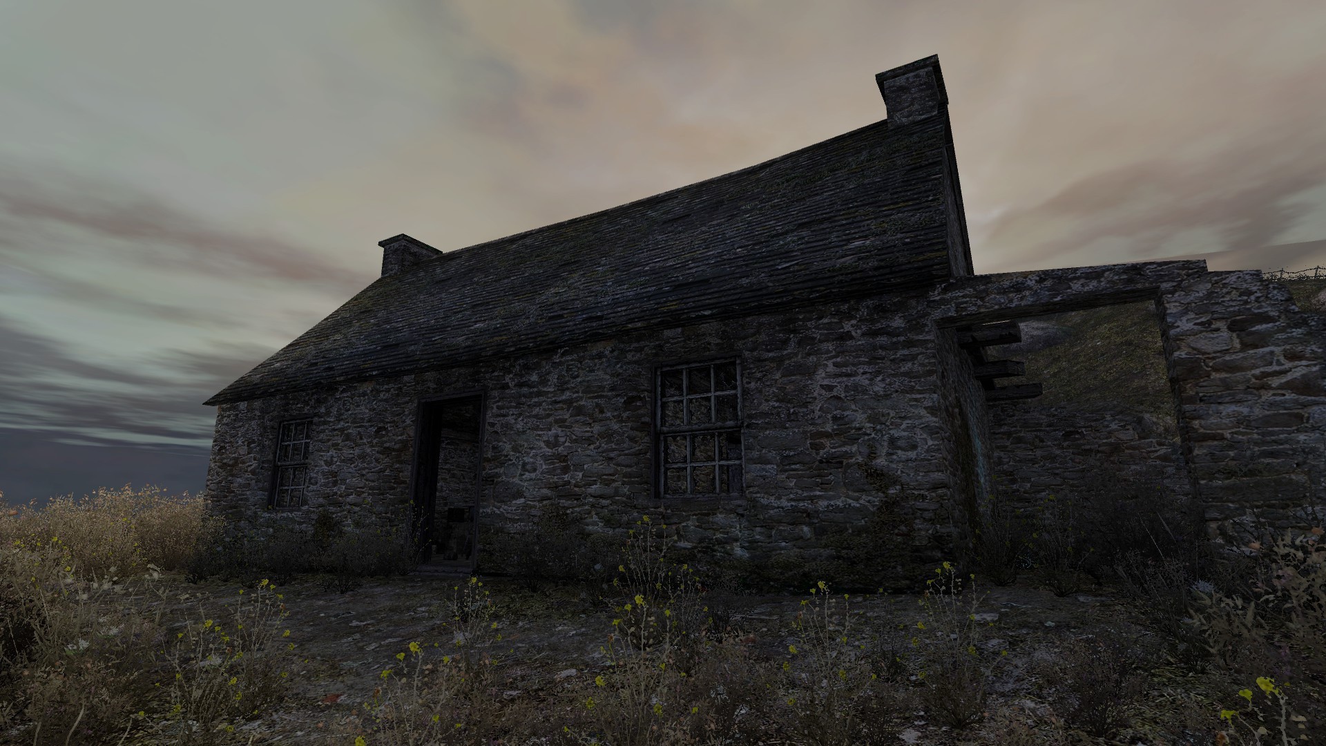 Каменный дом в игре Dear Esther