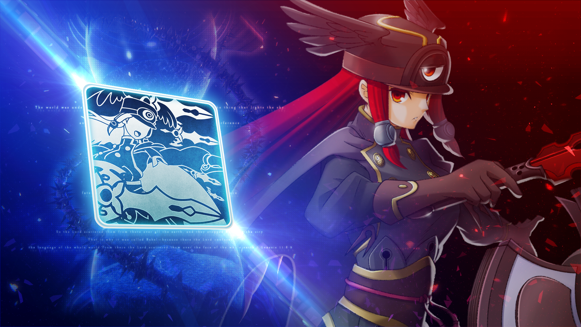 Шлем на голове Рейчел в игре Blazblue