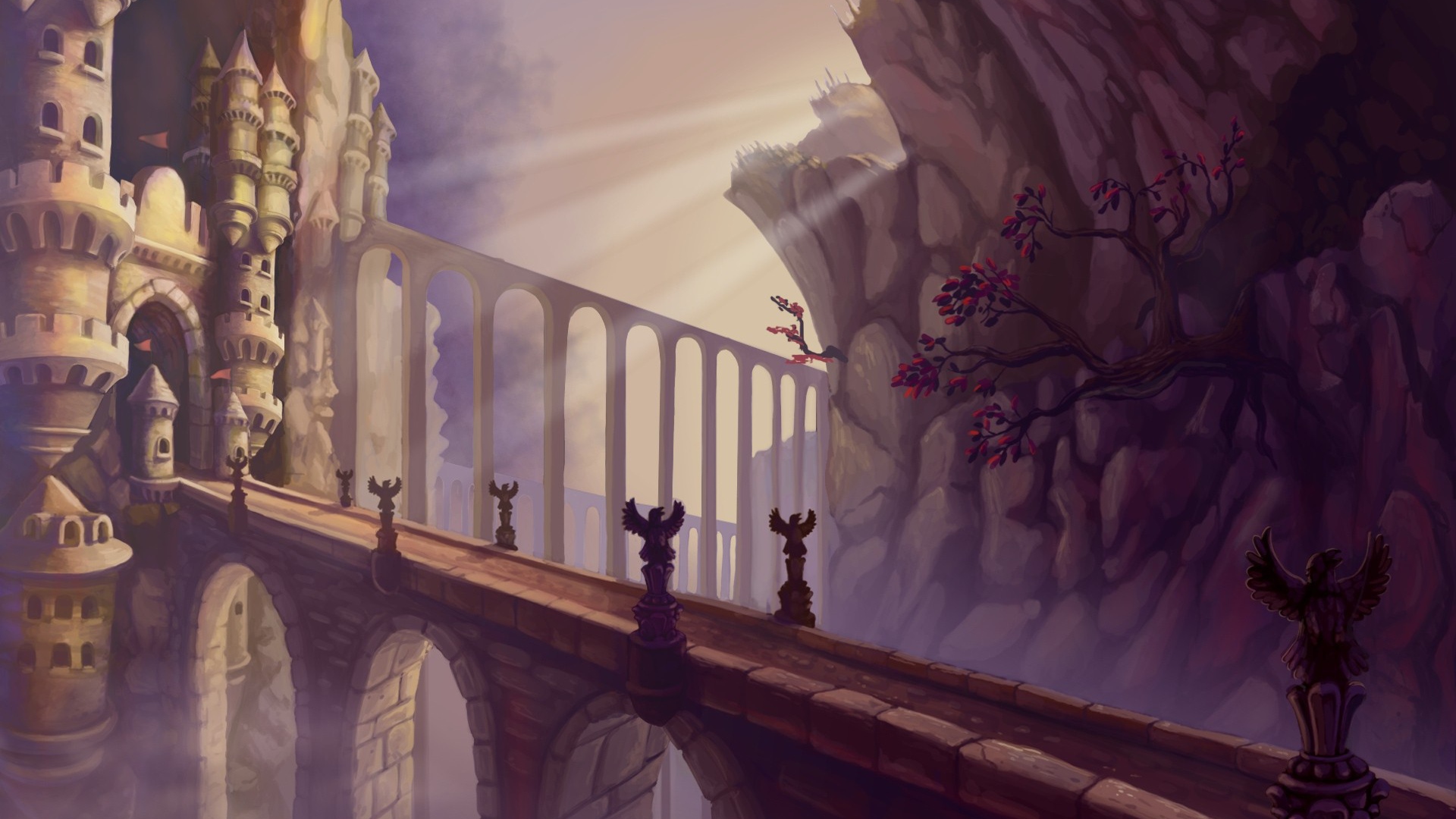 Дорога к замку, фон игры Bejeweled 3