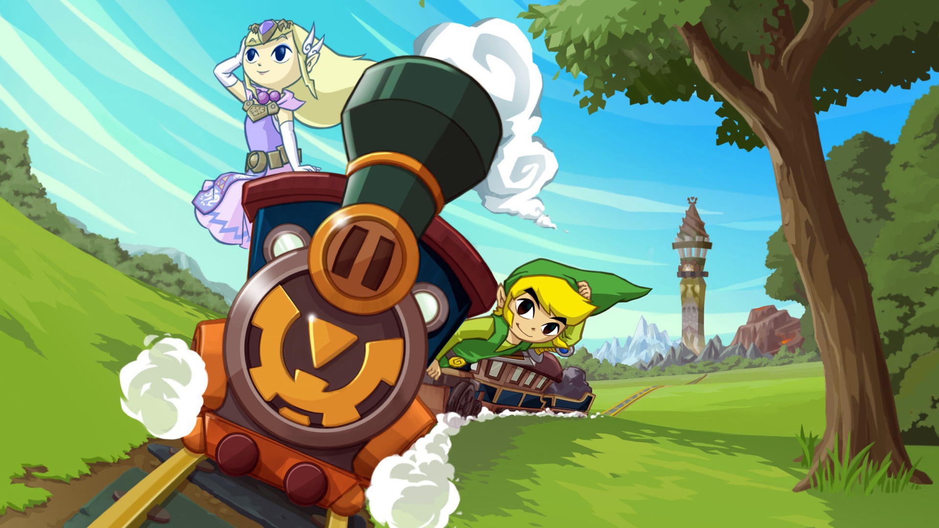 Поезд в игре The Legend of Zelda The Minish Cap