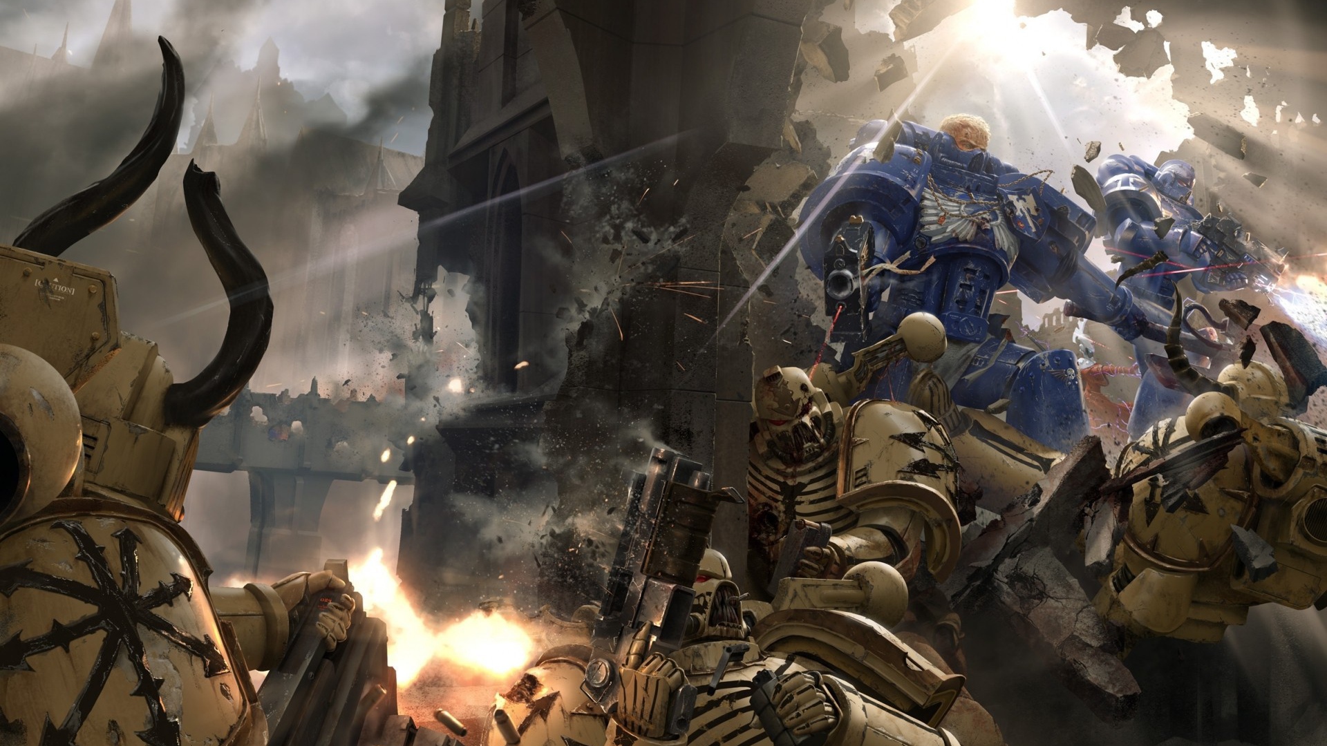 Битва ультрамаринов в игре Warhammer 40000