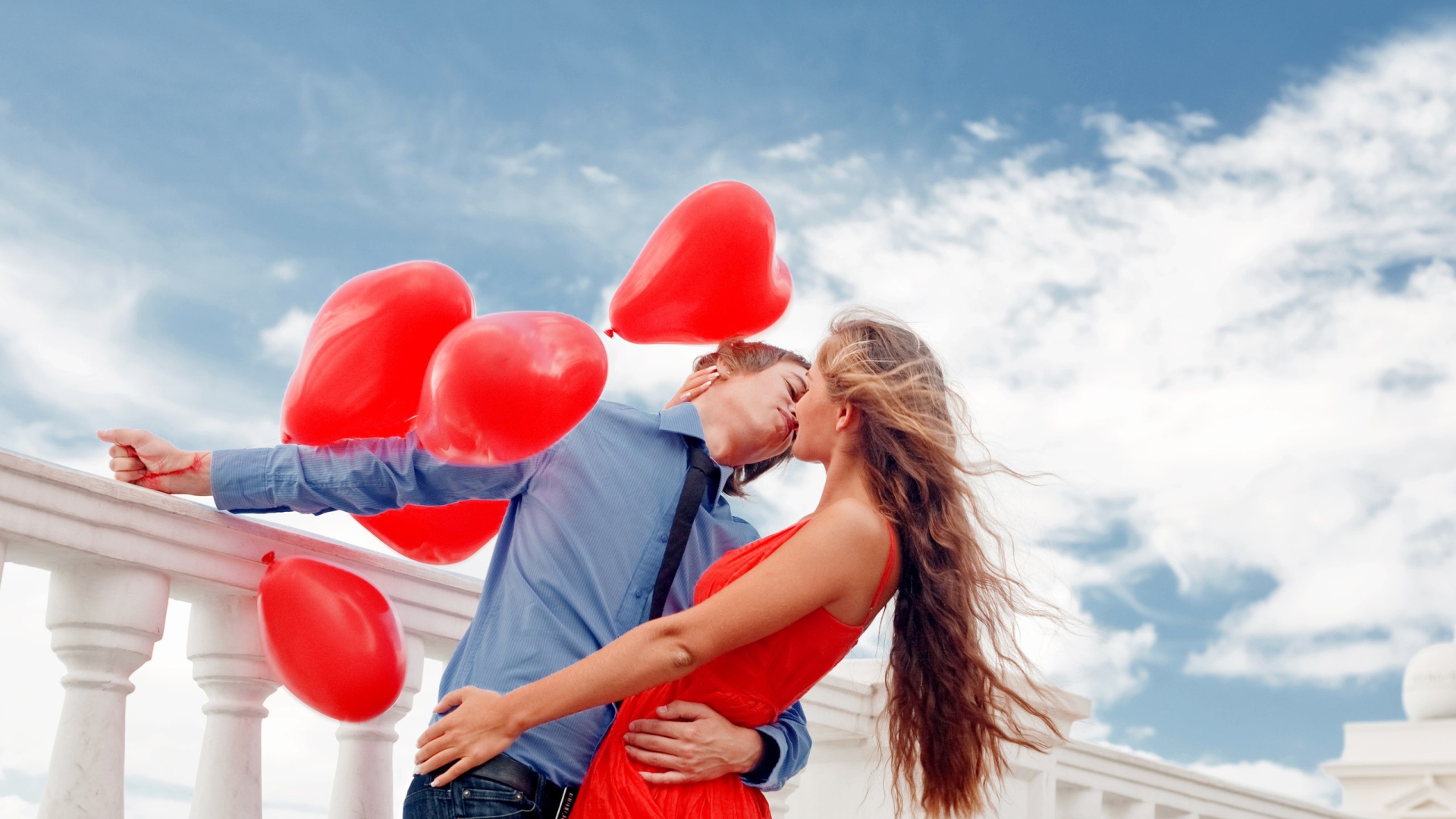 Парень и девушка романтики