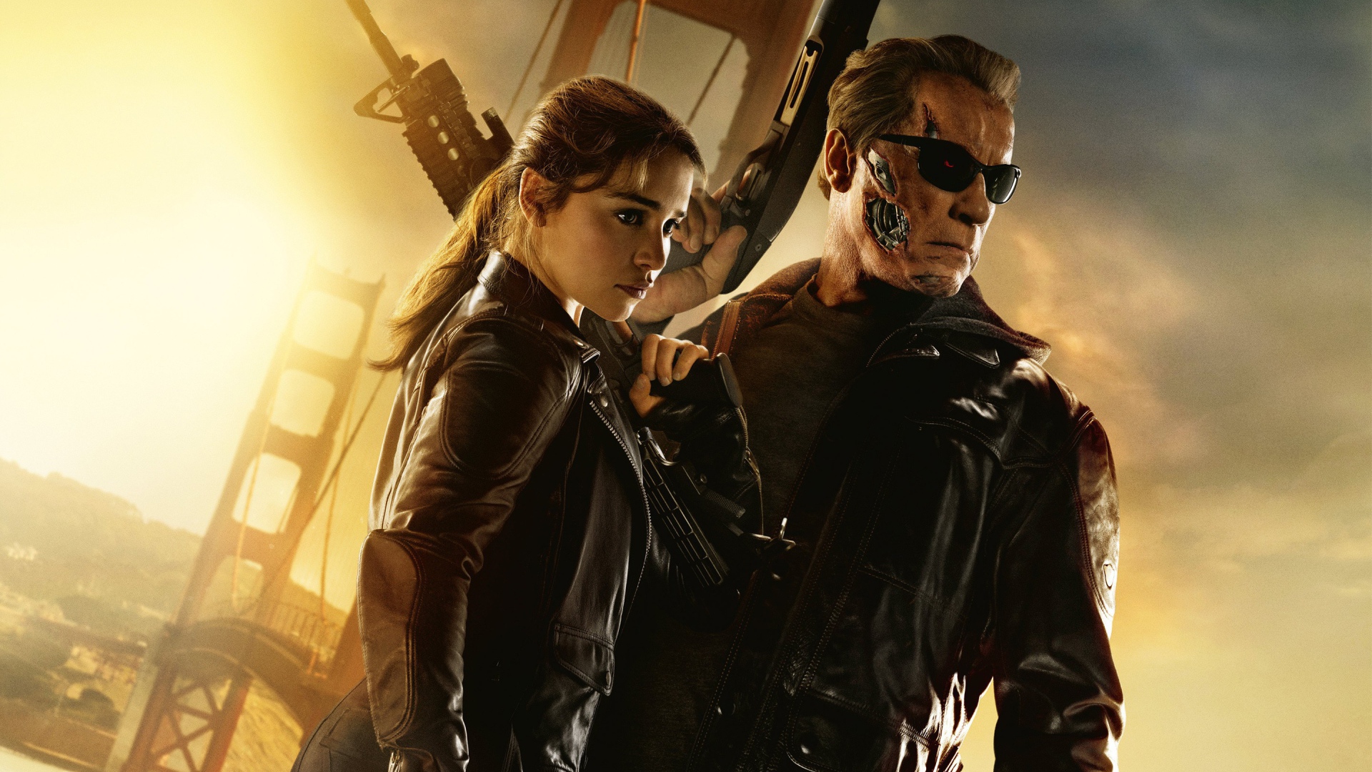 Эмилия Кларк в фильме Терминатор Генезис