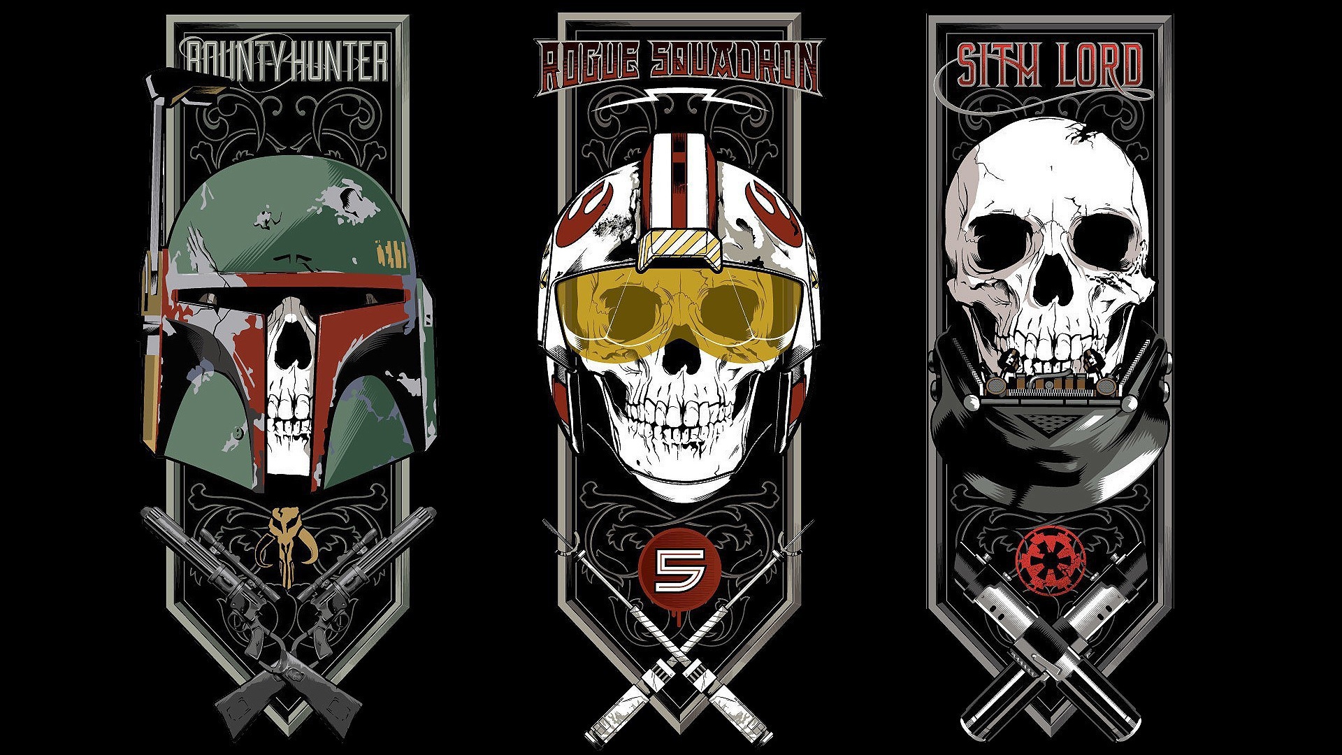 Черепа героев Звездных войн