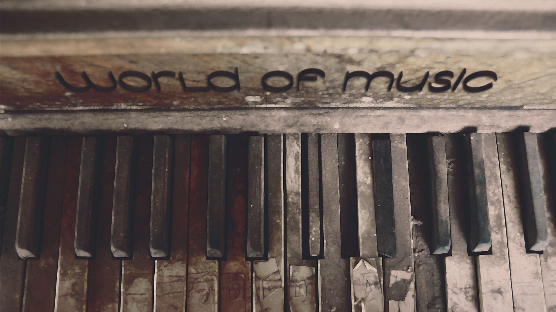 Мир музыки старого пианино