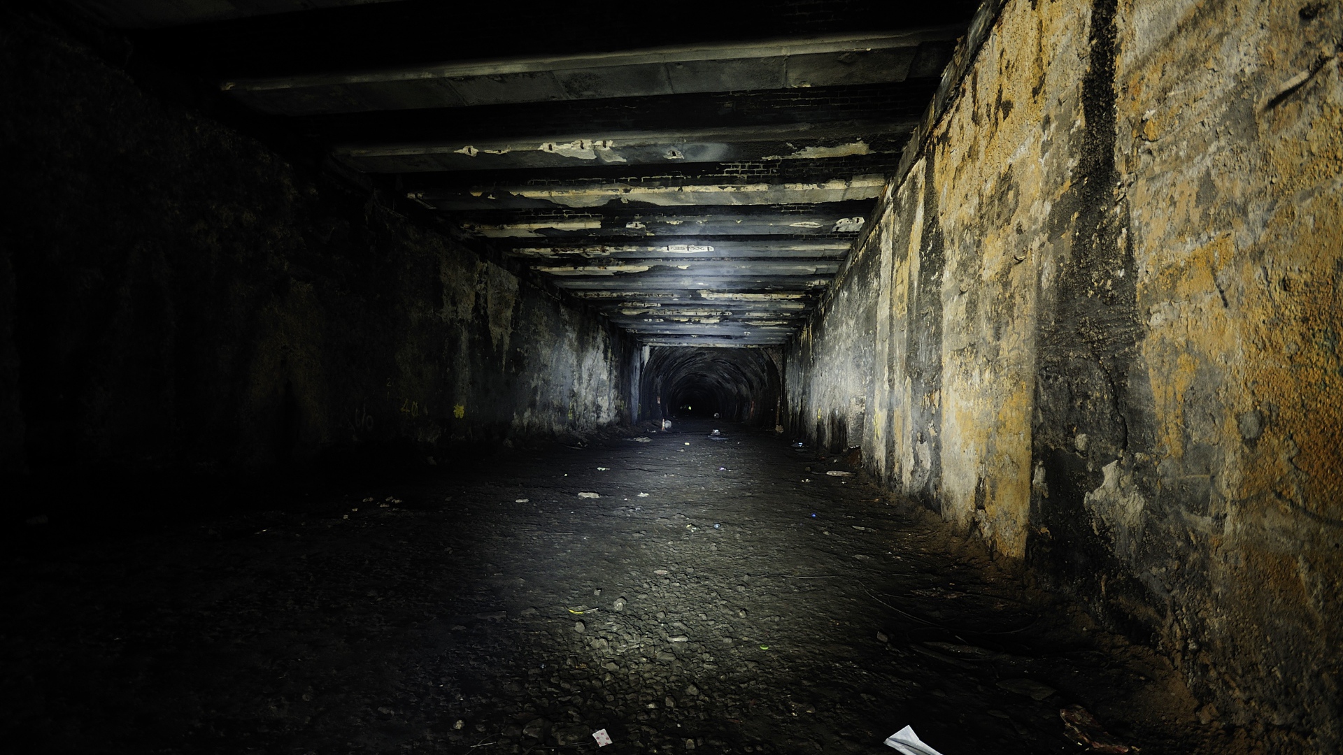 Угольная выработка в шахте