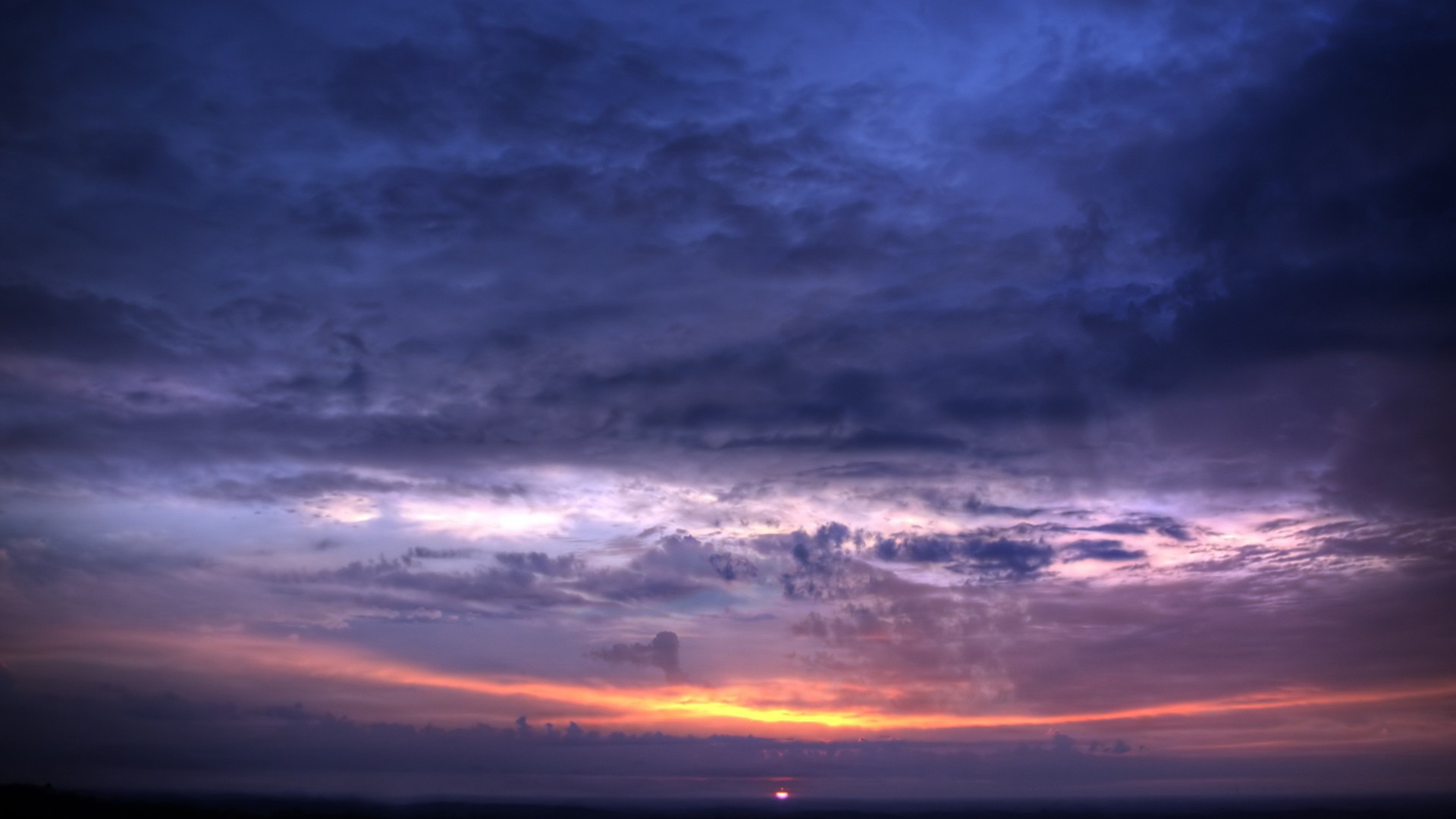 Яркие краски на закате