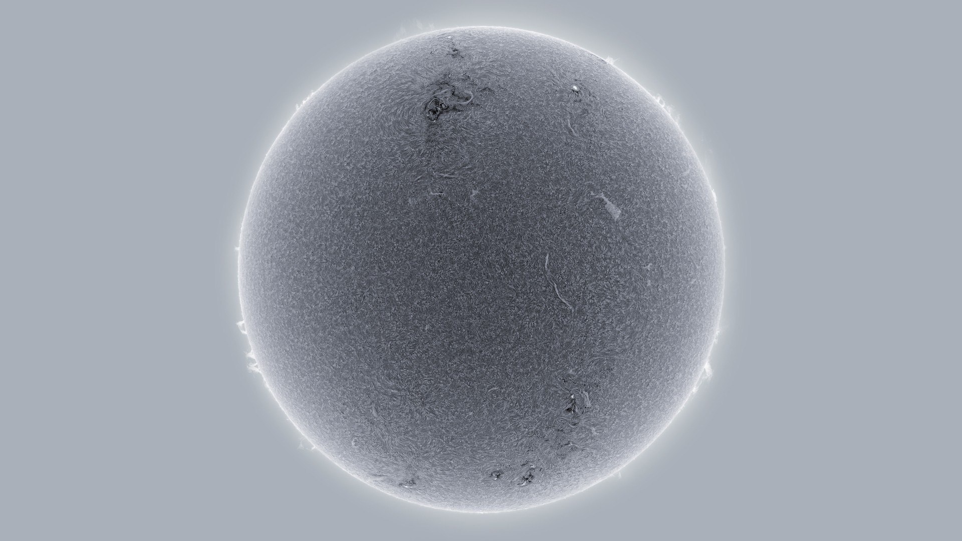 Солнце через светофильтр