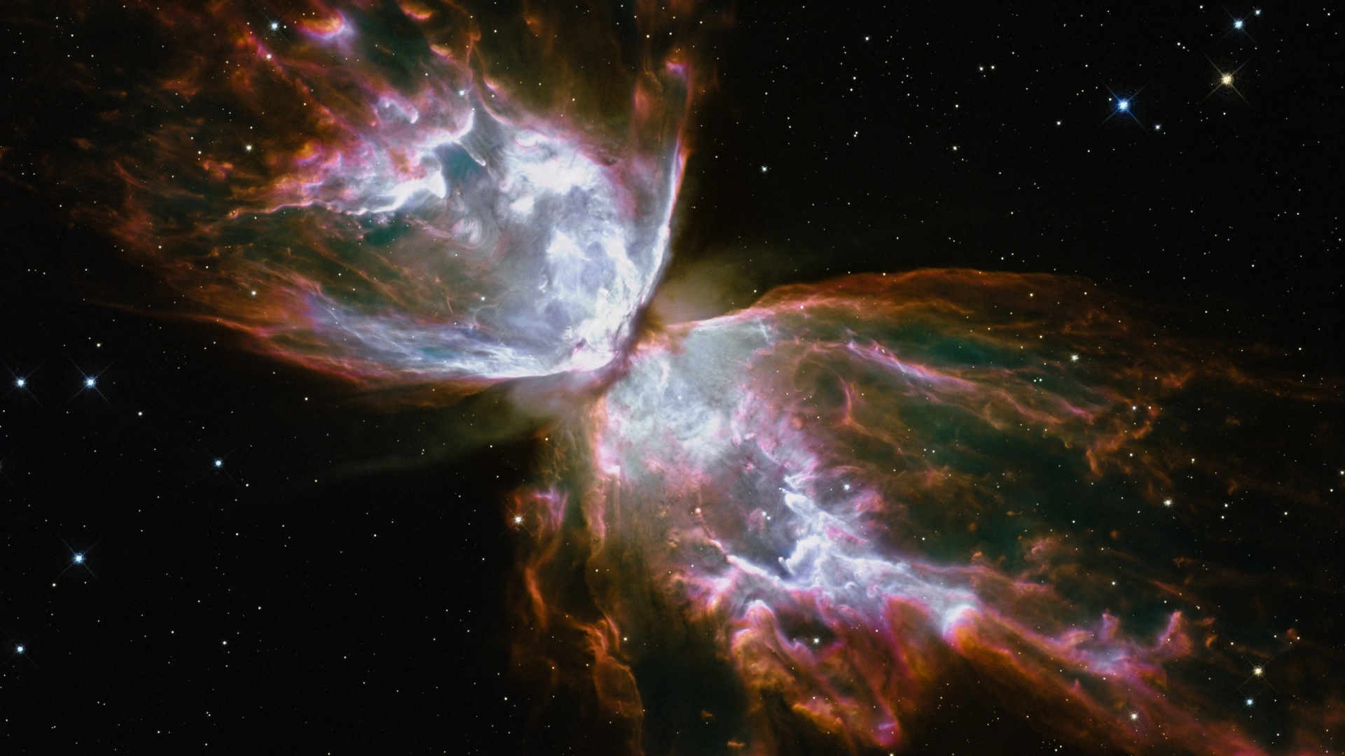 Столкновение двух галактик