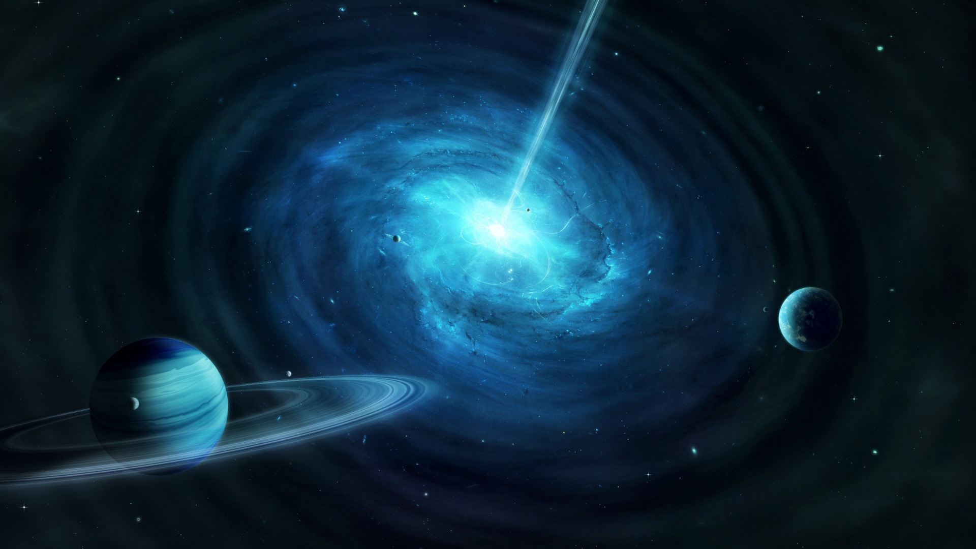 Планетная система квазара