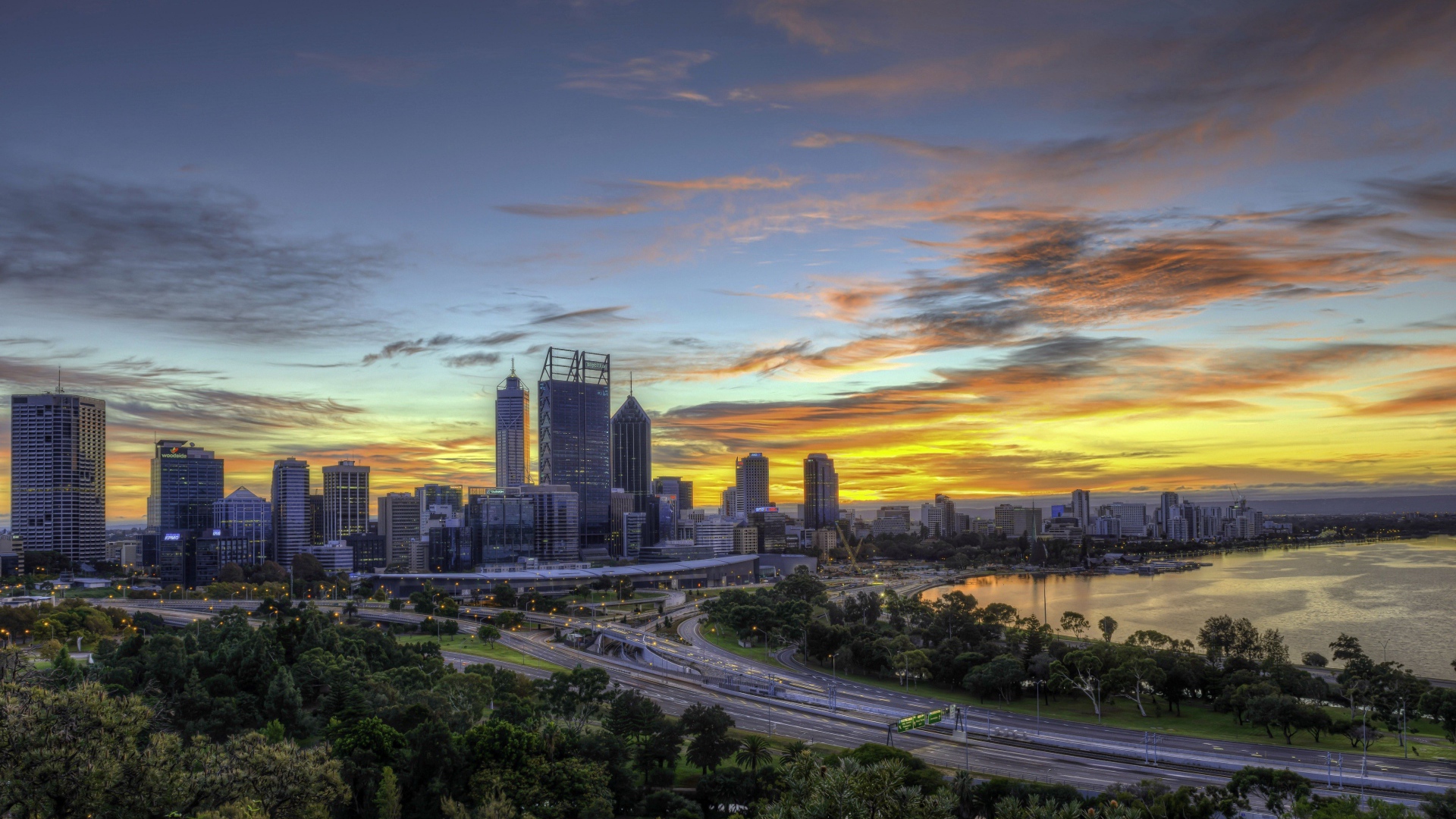 Город Перт в Австралии