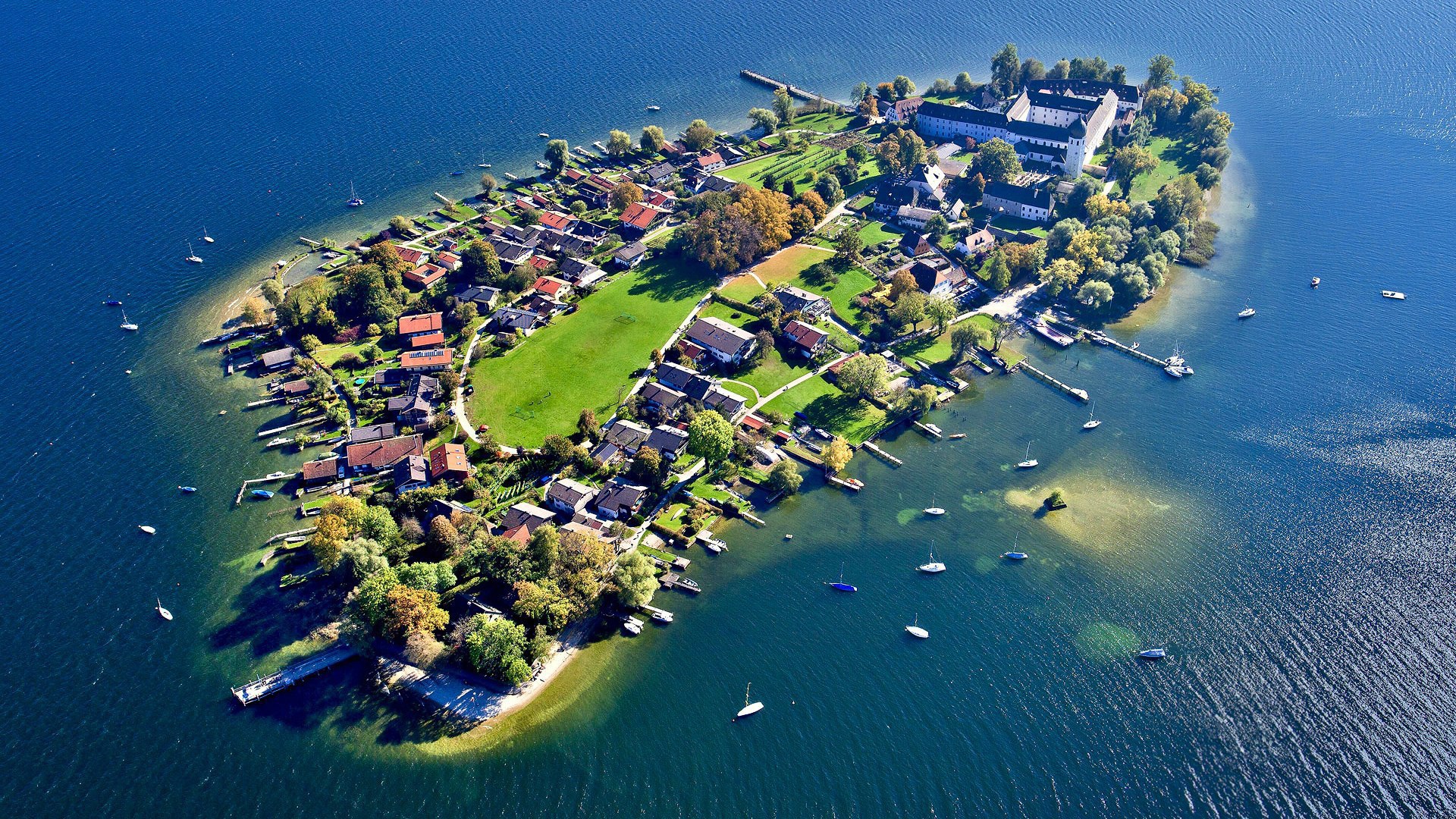 Остров Фрау Инзель, Германия.