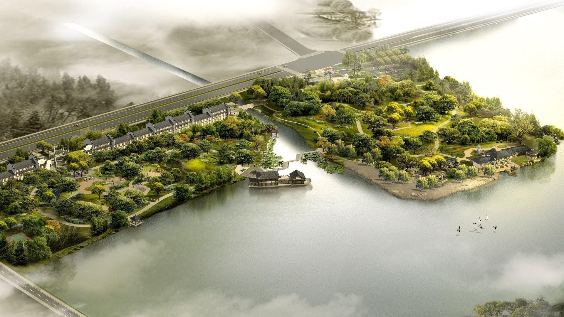 Дома на намывных территориях в Нидерландах