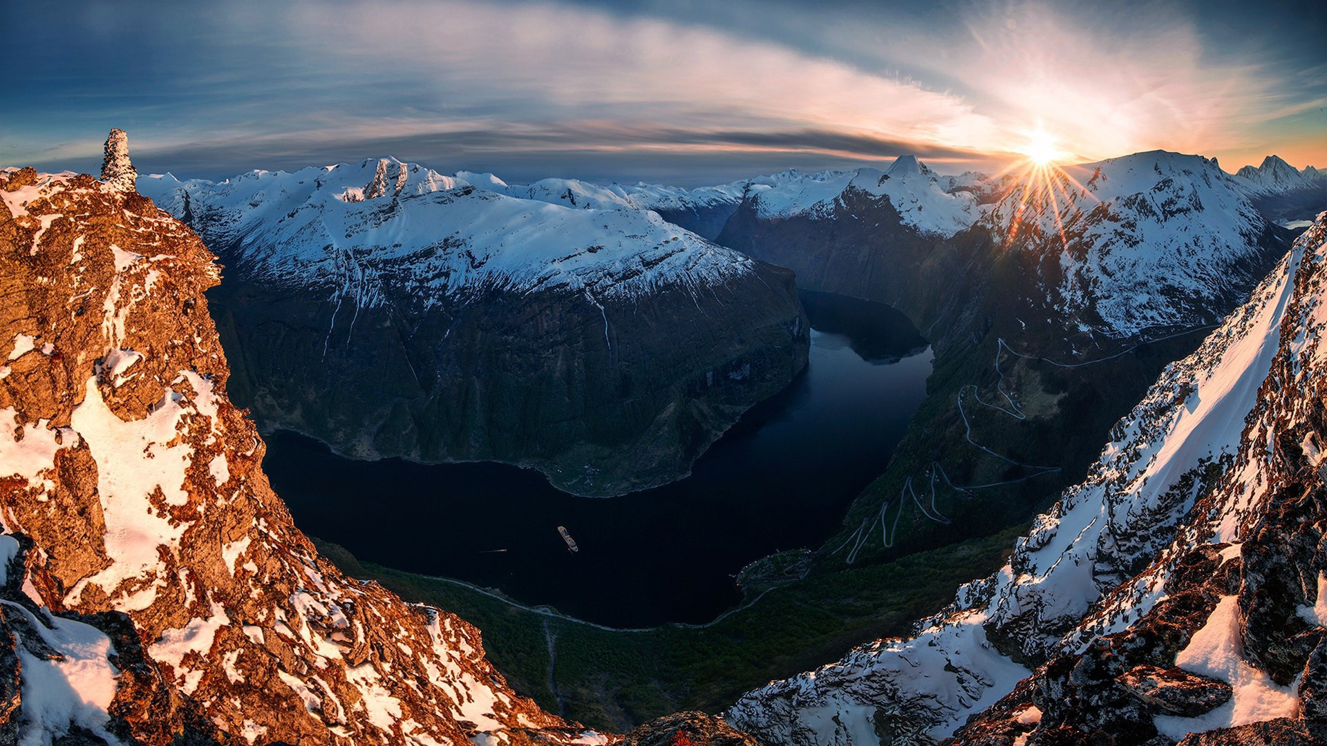 Красивые норвежские фьорды