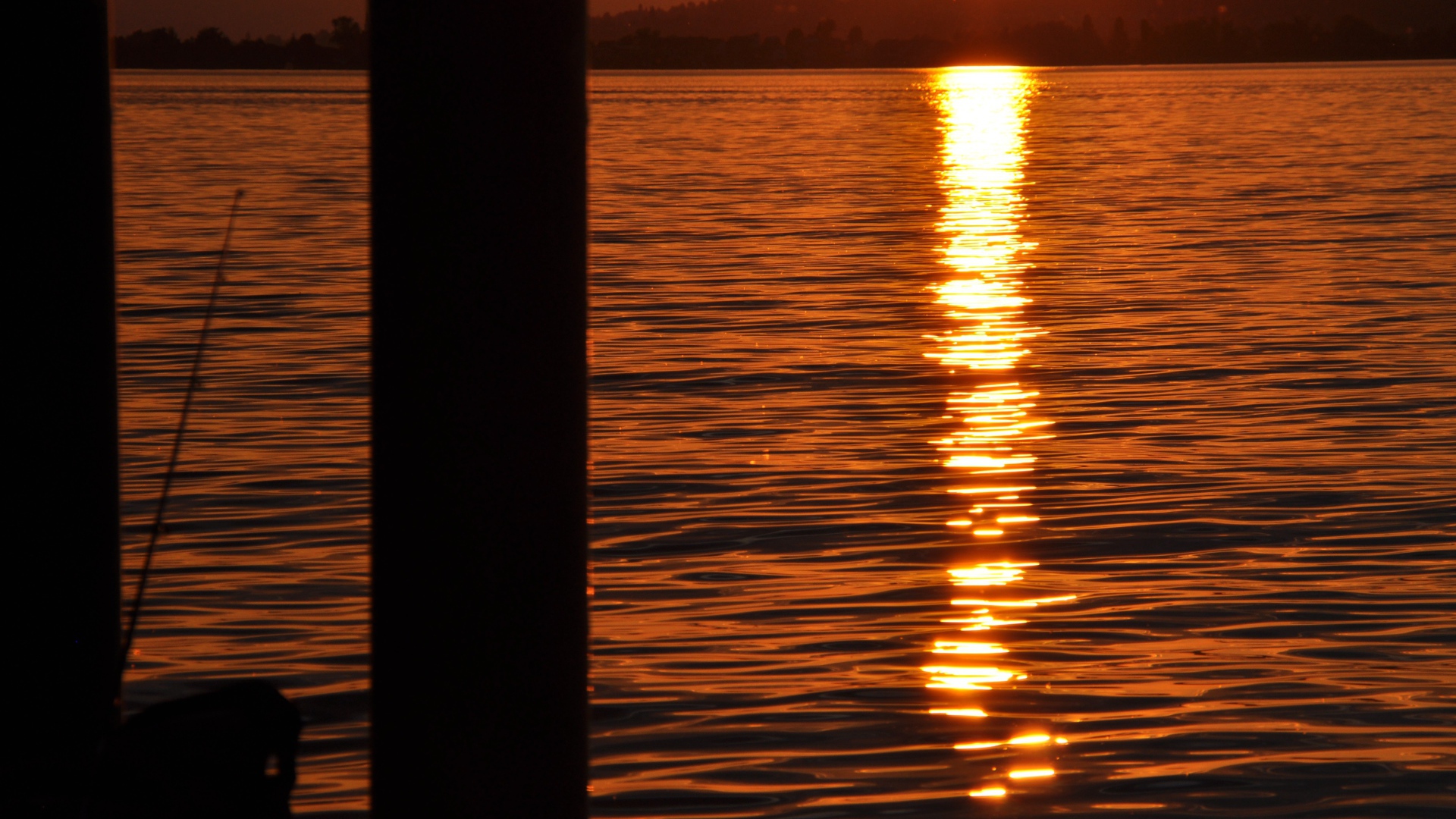 Закат солнца в Швейцарии