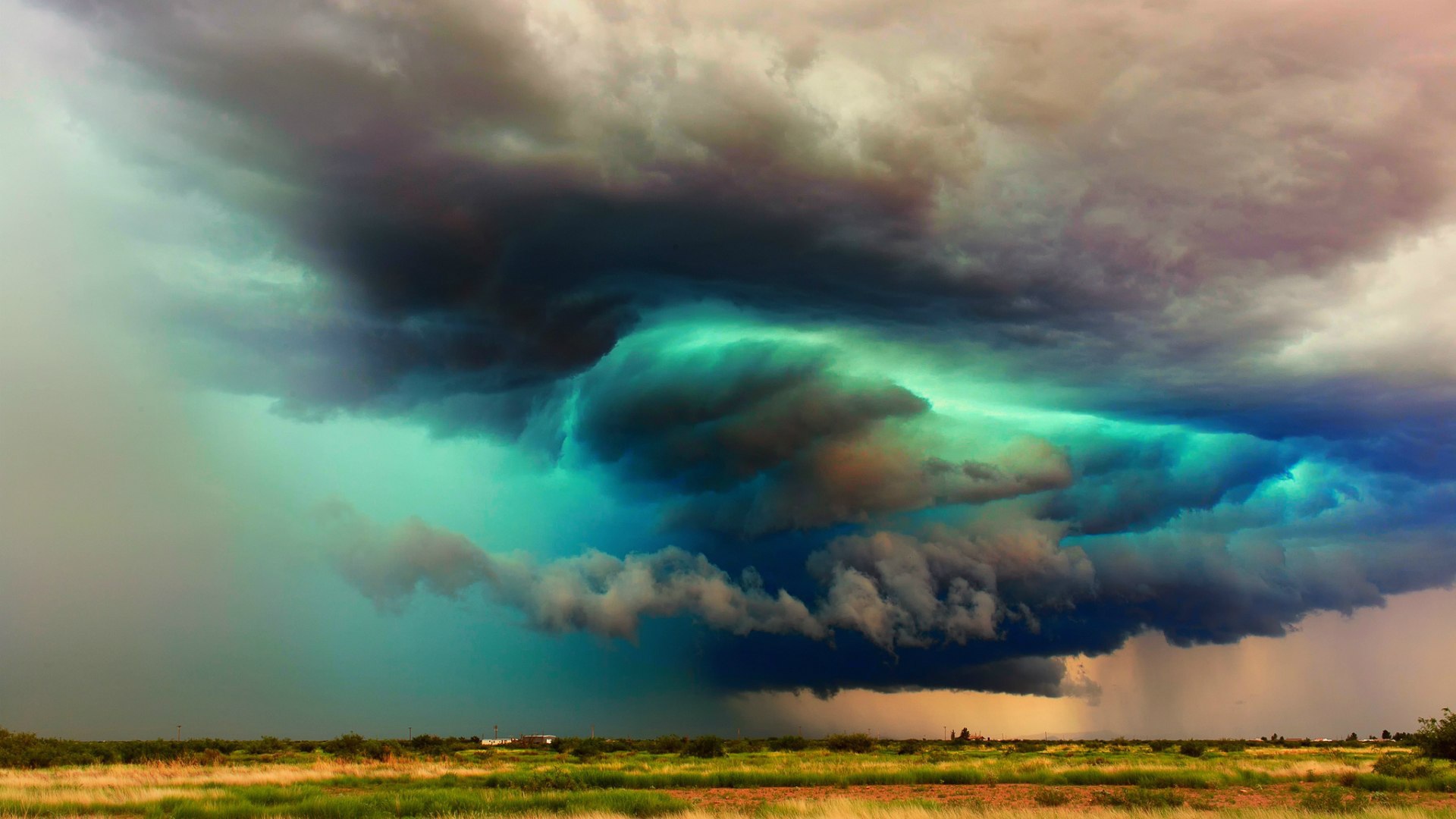 Грозовое облако в Аризоне, США