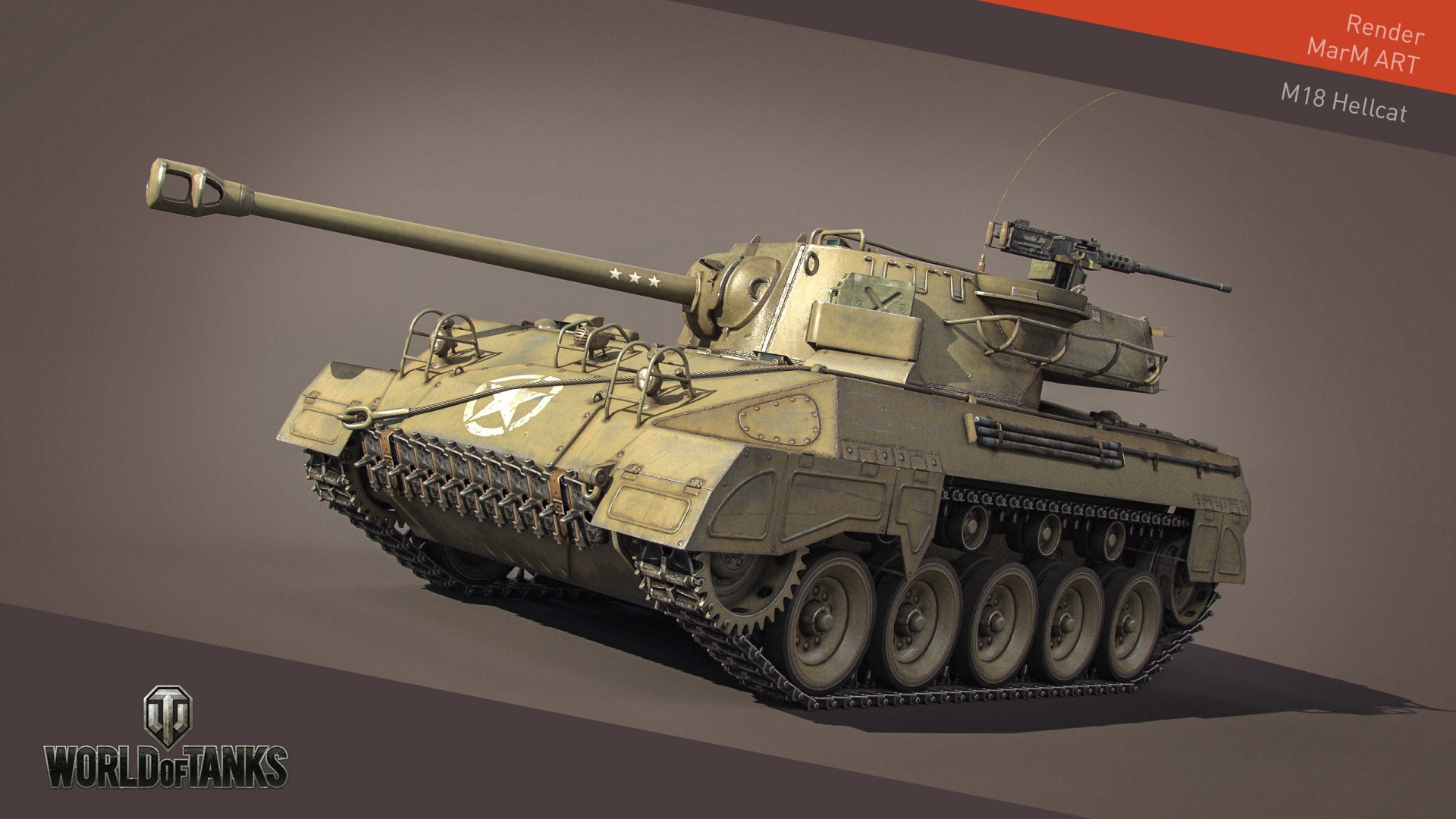 Игра World of Tanks, танк М-18 Хеллкат