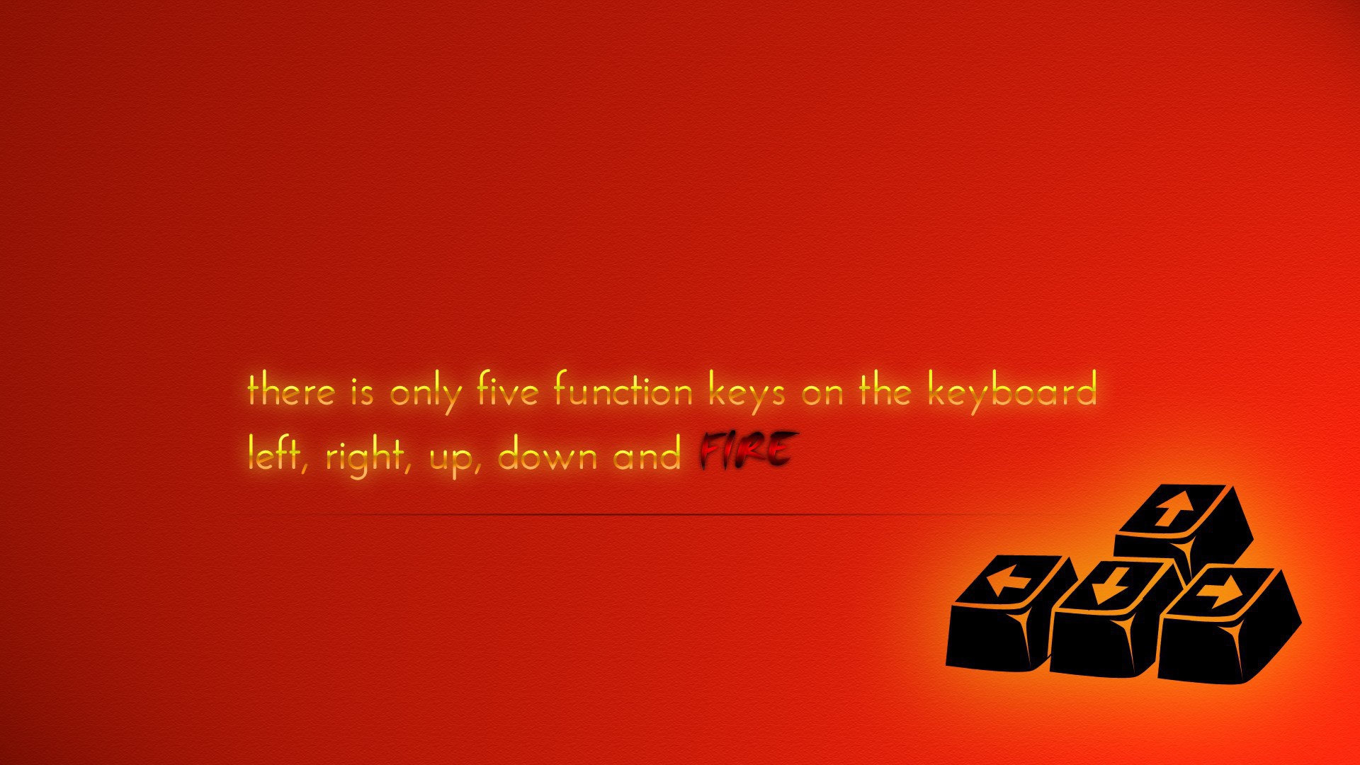 Есть только пять функциональных клавиш