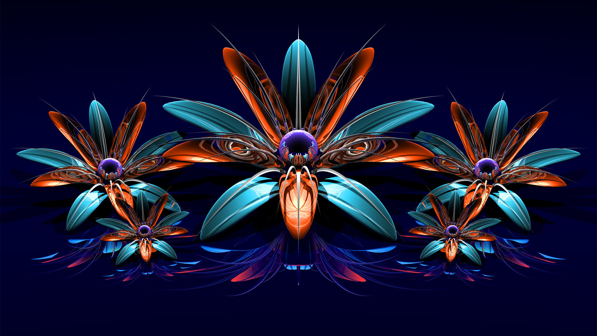 Фрактальные цветы